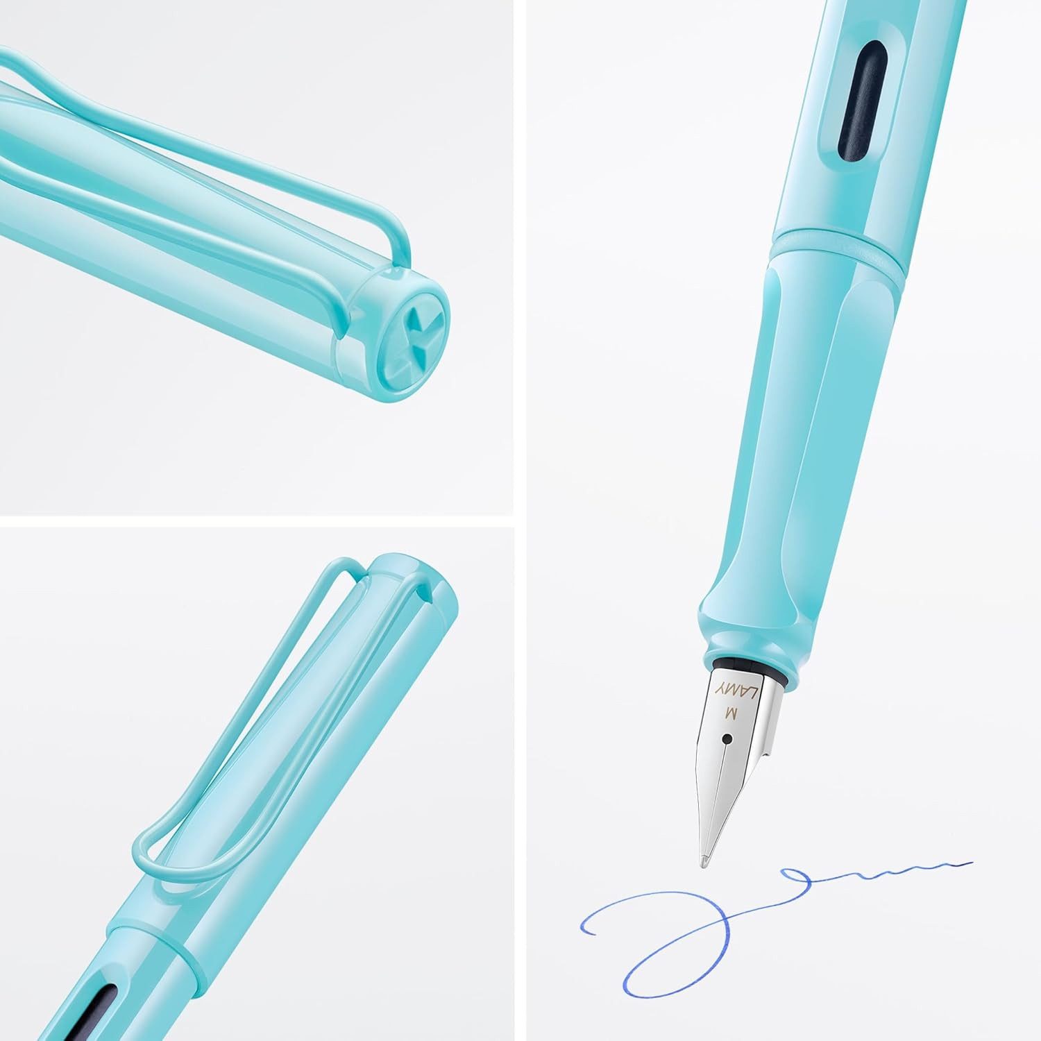 LAMY Füllhalter LAMY Füller Safari 0D1 AQUASKY Hellblau Stärke M