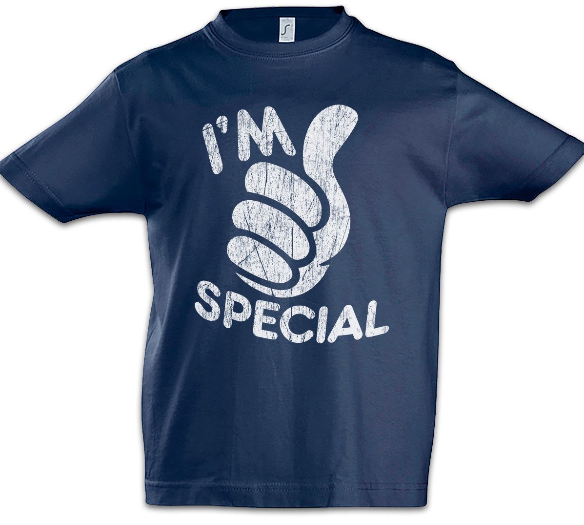 Print-Shirt I'm Special Kinder T-Shirt Daumen Hoch Gamer Gaming Games Nerd Geek