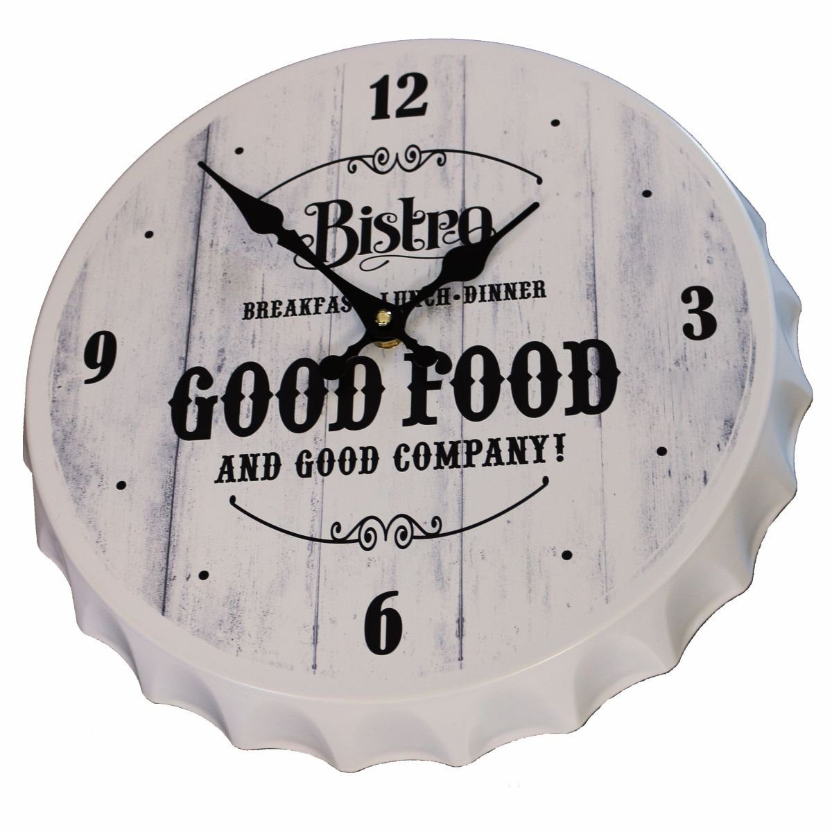 Contento Wanduhr 440s Wanduhr CROWNS BISTRO Metall