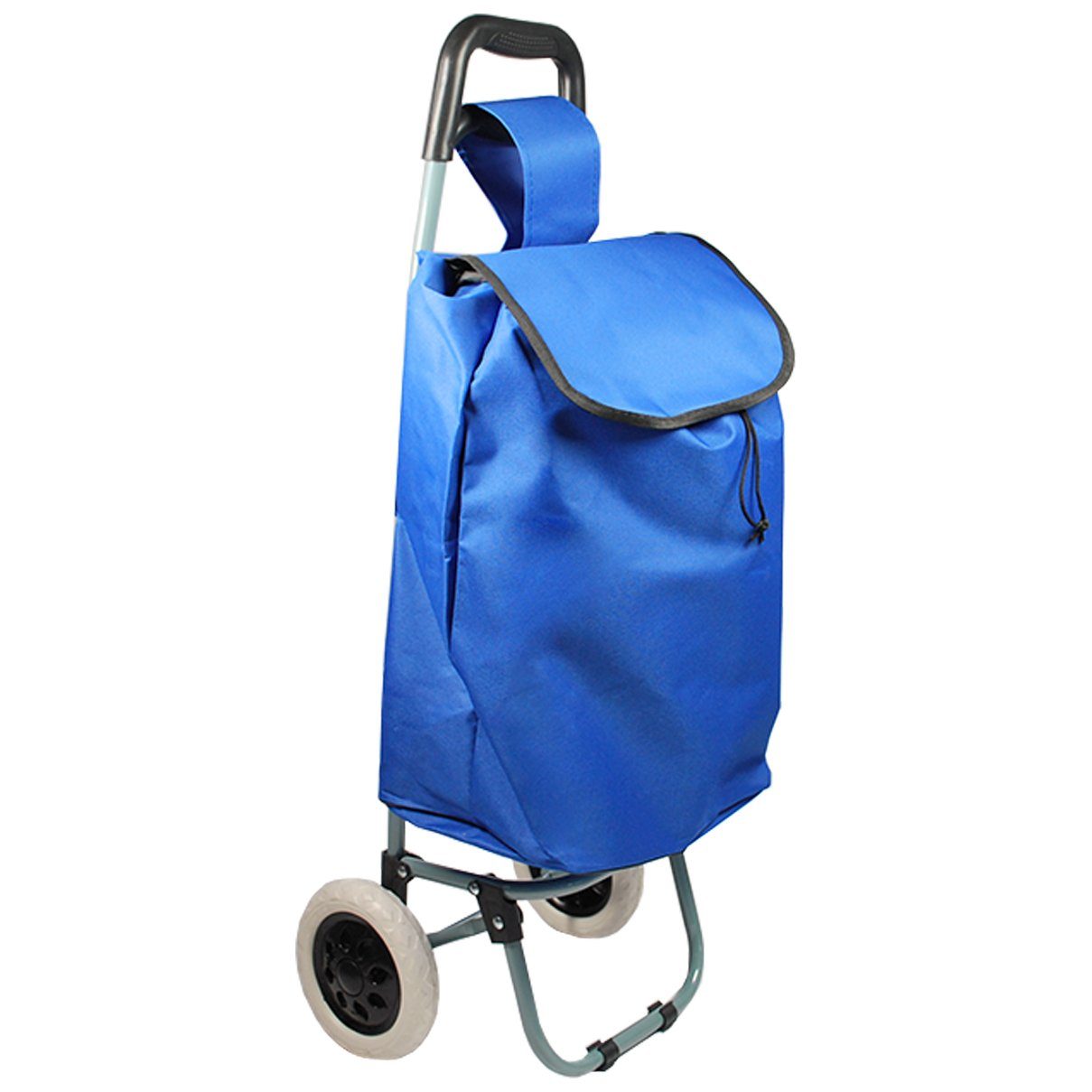 HELO24 Einkaufstrolley Trolley Einkaufswagen Handwagen Koffer Handgepäck bl günstig online kaufen