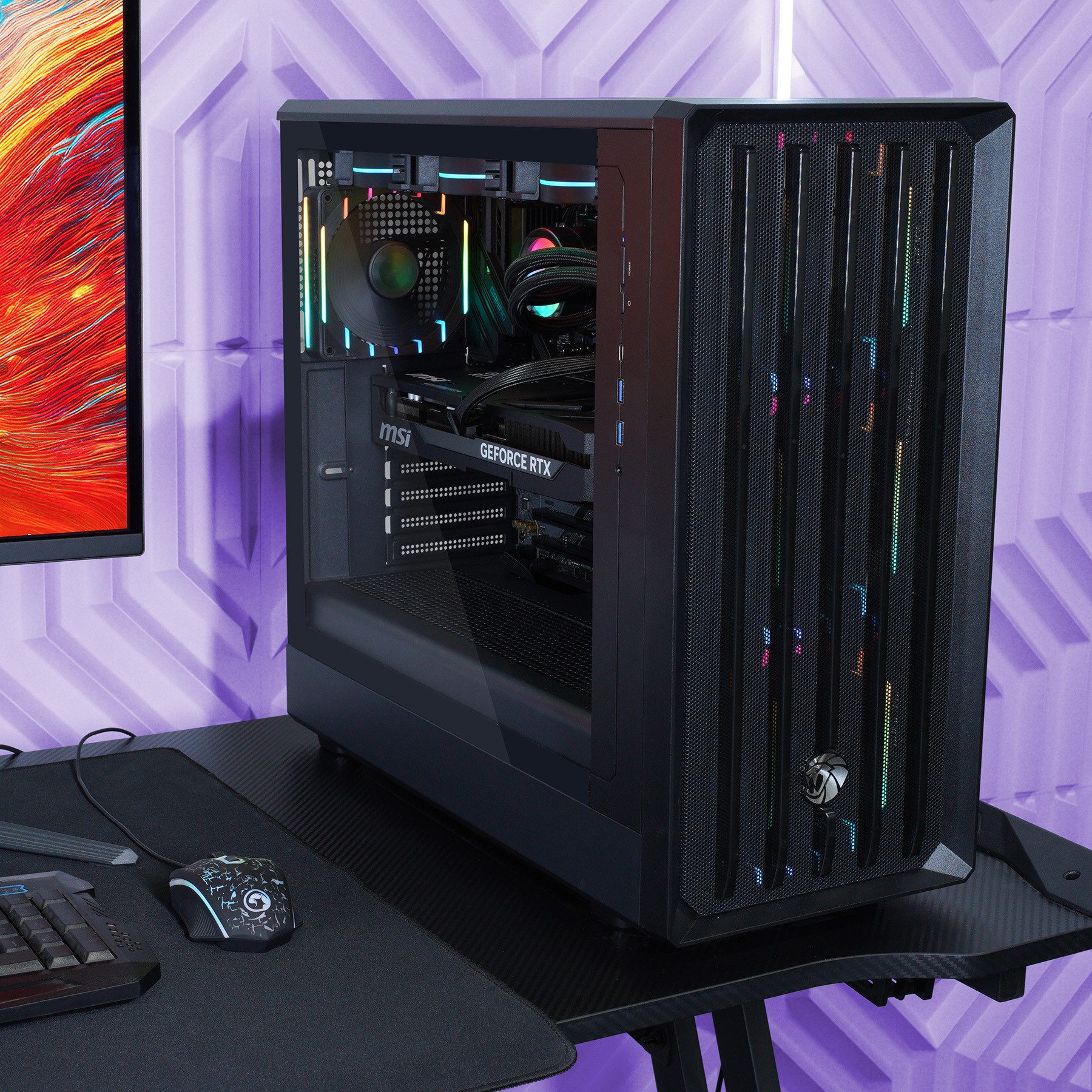 GAMEMAX CLAW BK 8097 AMD Ryzen 5 9600X 32GB DDR5 1TB SSD RTX 5060 Gaming-PC (AMD Ryzen 5 9600X, RTX 5060, 32 GB RAM, 1000 GB SSD, Wasserkühlung, DDR5 RAM, Windows 11, Wasserkühlung)