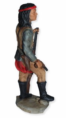 Castagna Dekofigur Native American Figur Chochonen Häuptling Cochise Skulptur H 15,5 cm