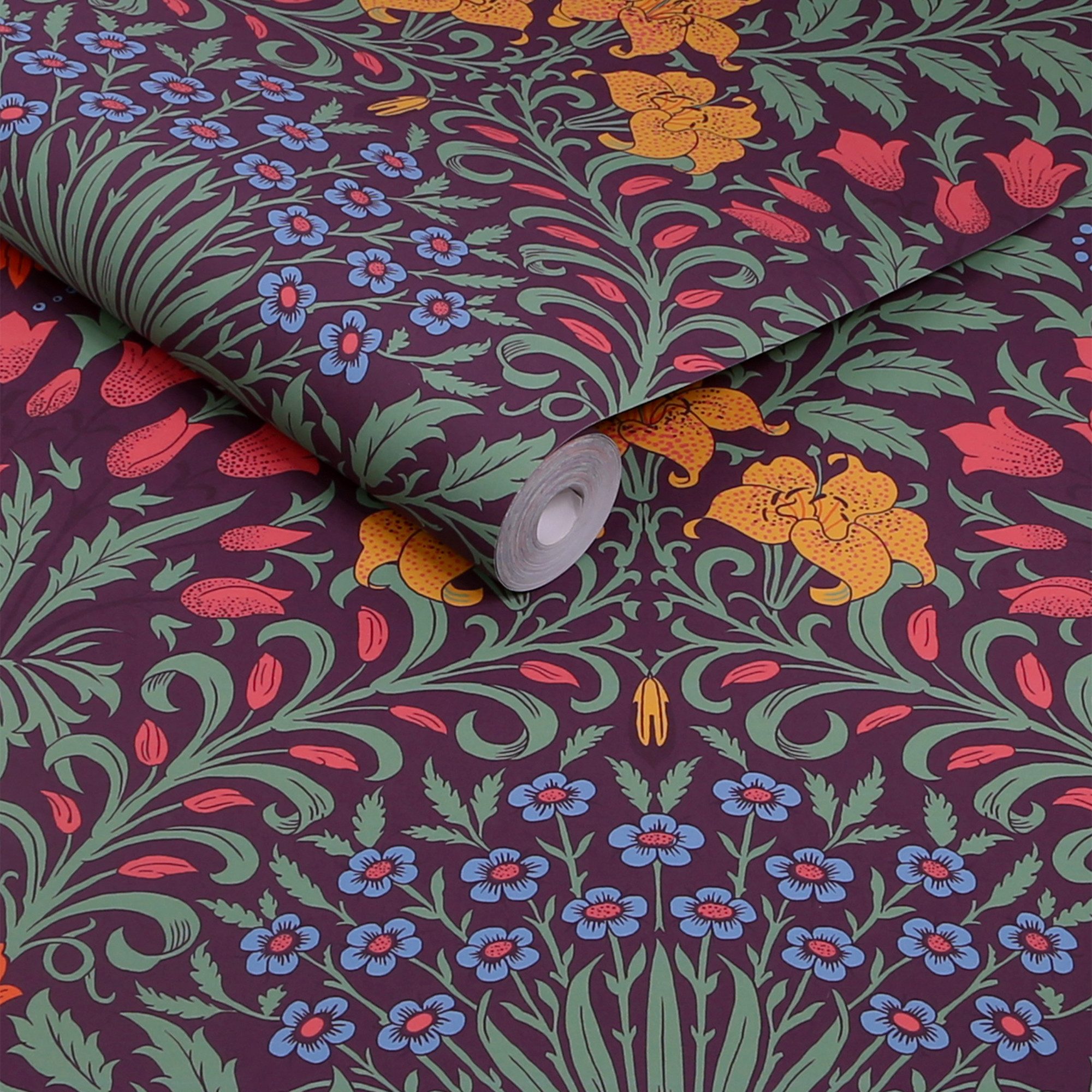WILLIAM MORRIS AT HOME Vliestapete Garden, glatt, Motiv, (1 St), Design Tapeten