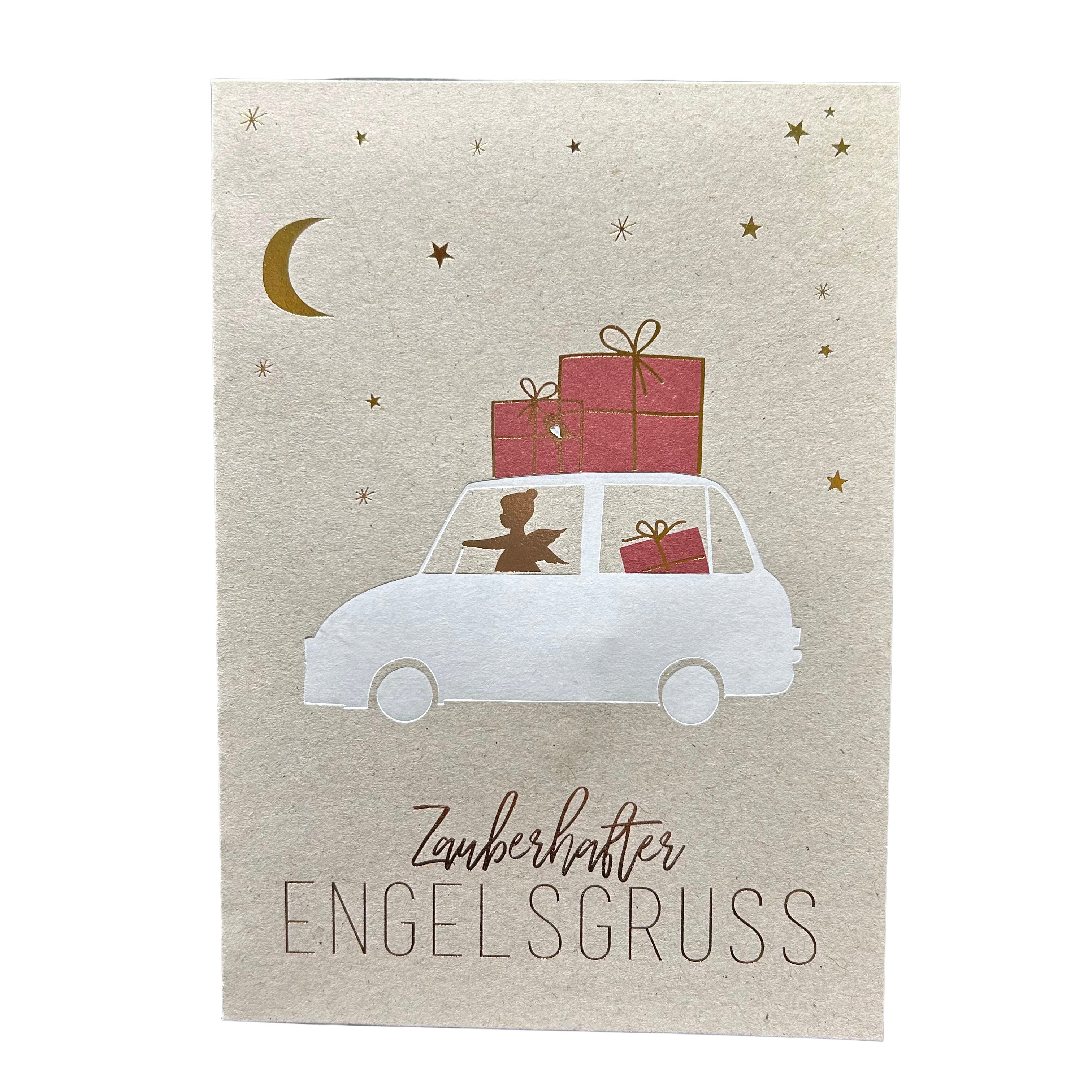 Räder Design Weihnachtskarte Weihnachtskarte Zauberhafter Engelsgruß von räder design