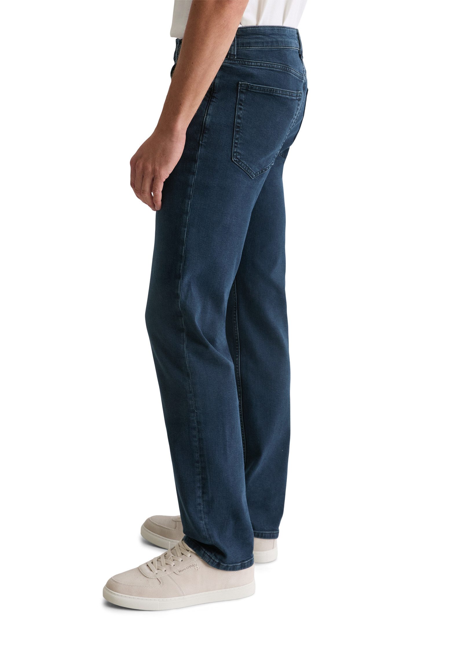 Marc O'Polo Straight-Jeans aus Bio-Baumwoll-Mix günstig online kaufen