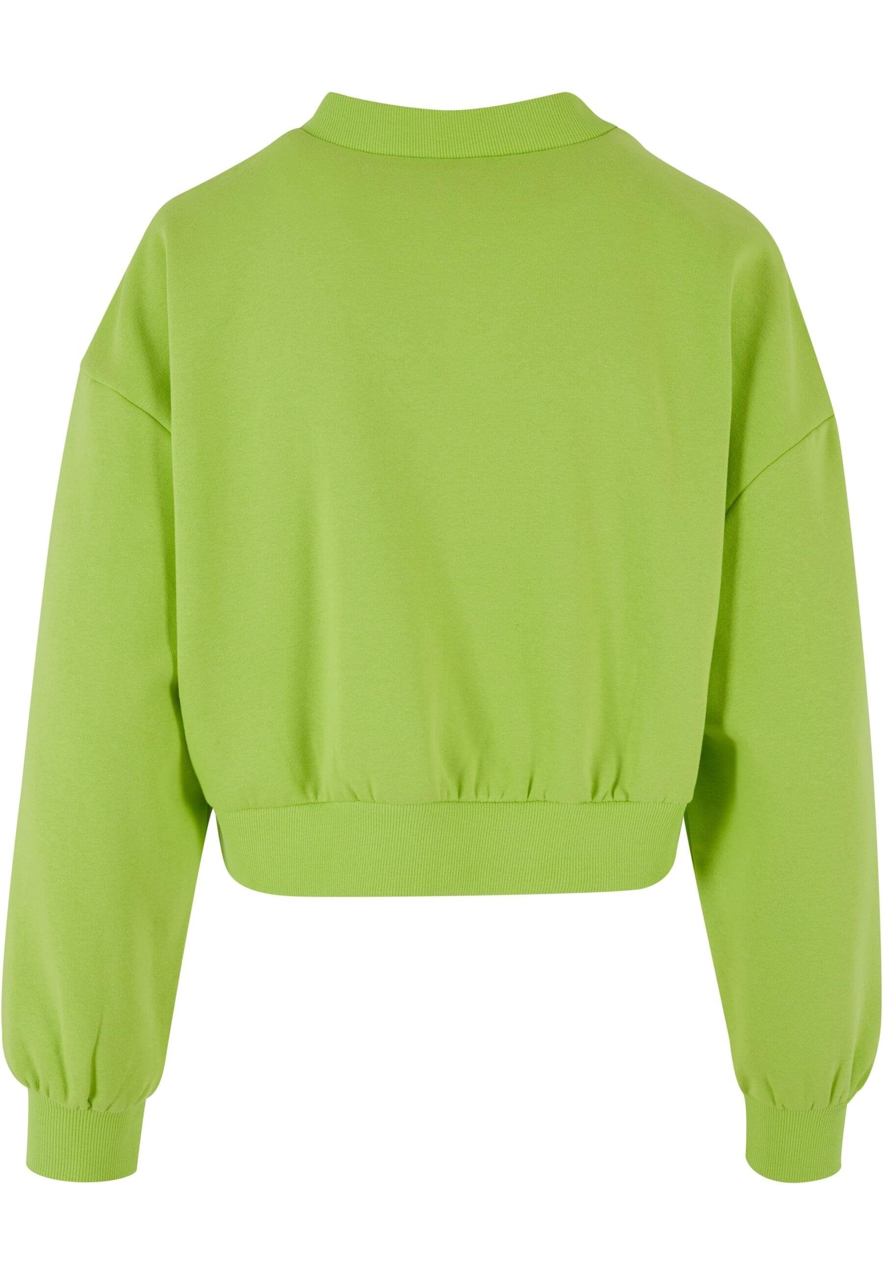 URBAN CLASSICS Sweater Urban Classics Damen Ladies Cropped V-Neck günstig online kaufen