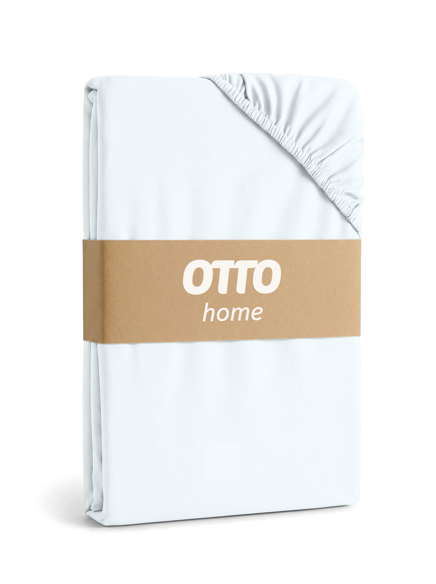 OTTO home Spannbettlaken BLACKBERRY in PREMIUM und BASIC Qualität, 100% Baumwolle, Jersey (160 g/m), Gummizug: rundum, (1 Stück), für hohe Matratzen bis 28 cm,  – Bild 3 von 5