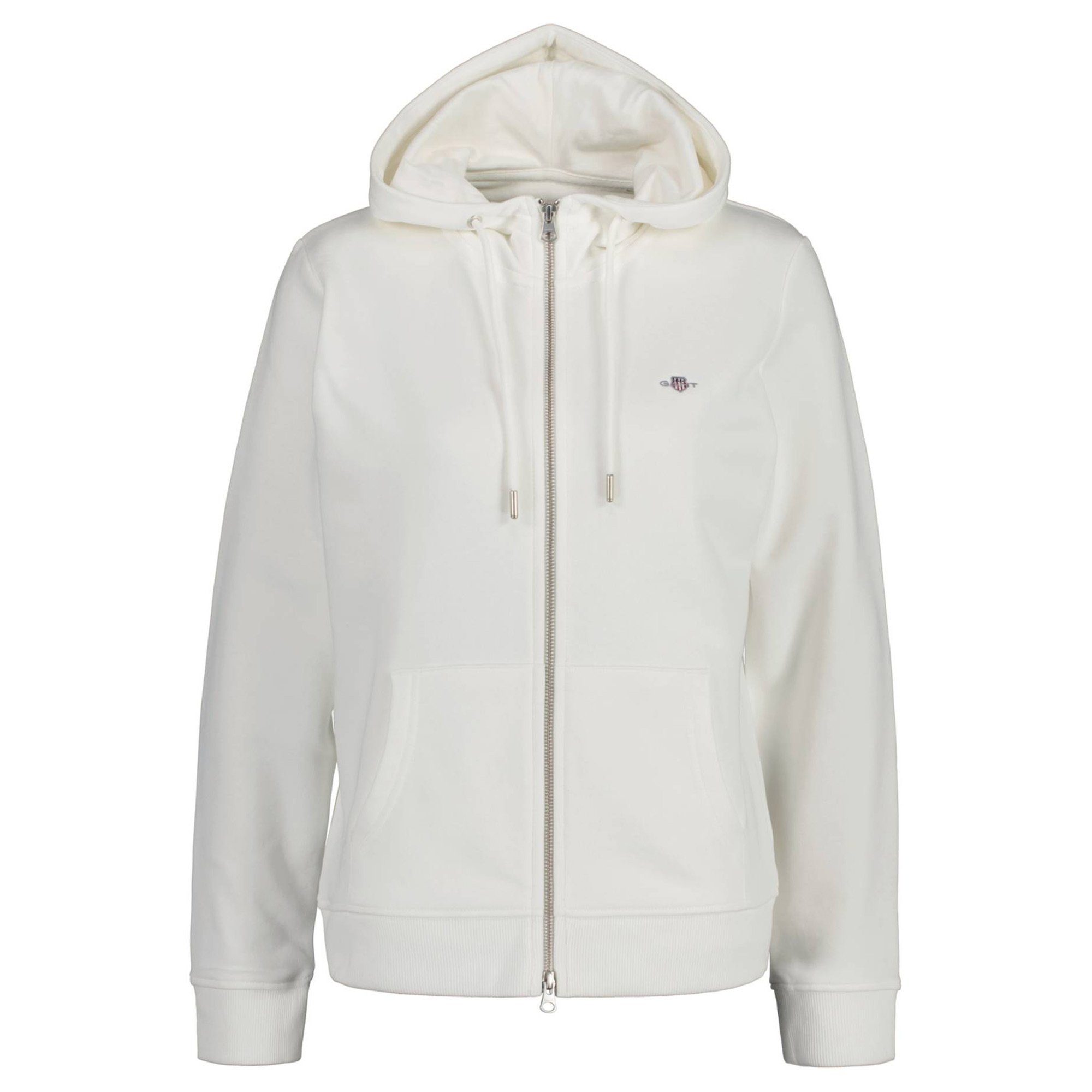 Gant Sweater Damen Sweatjacke - REGULAR SHIELD ZIP HOODIE