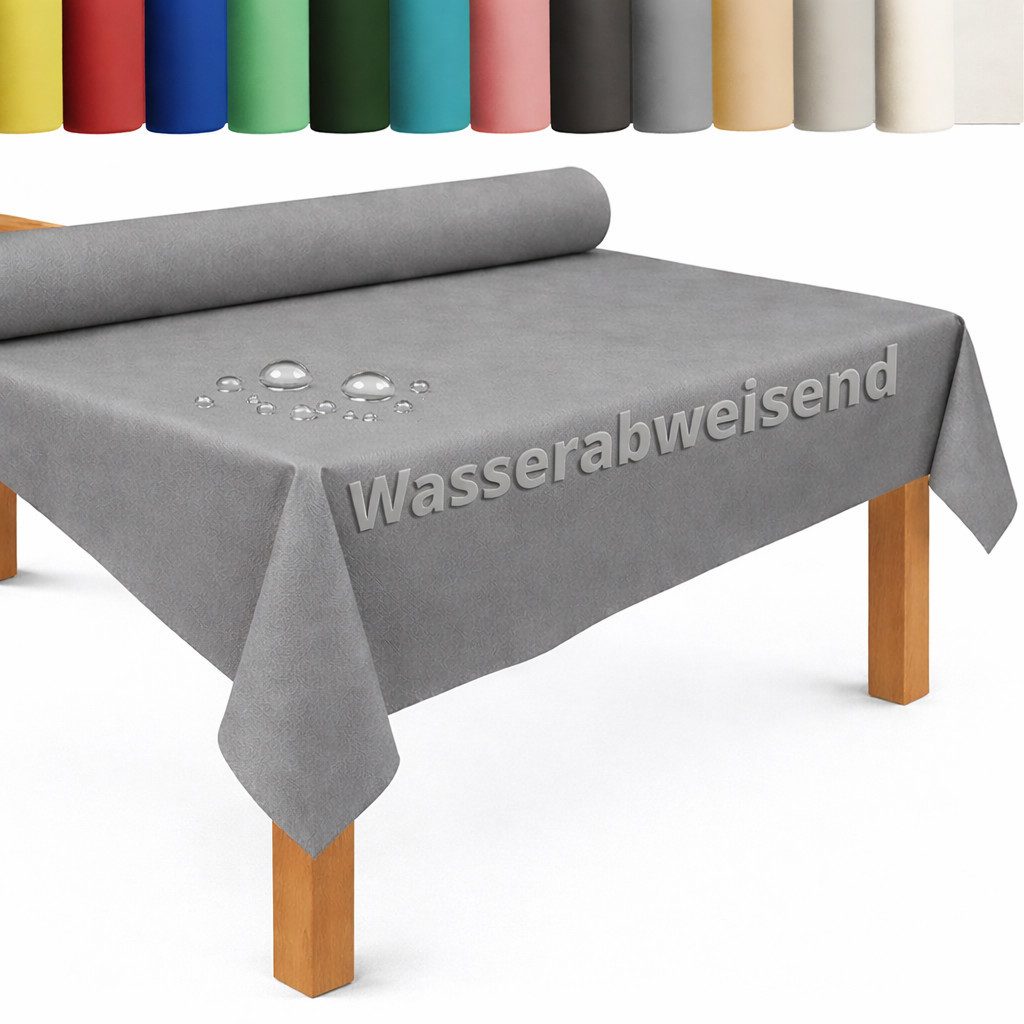 DecoHomeTextil Heimtextilmanufaktur Tischdecke Rolle Vliesstoff Tischläufer Vlies wasserabweisend