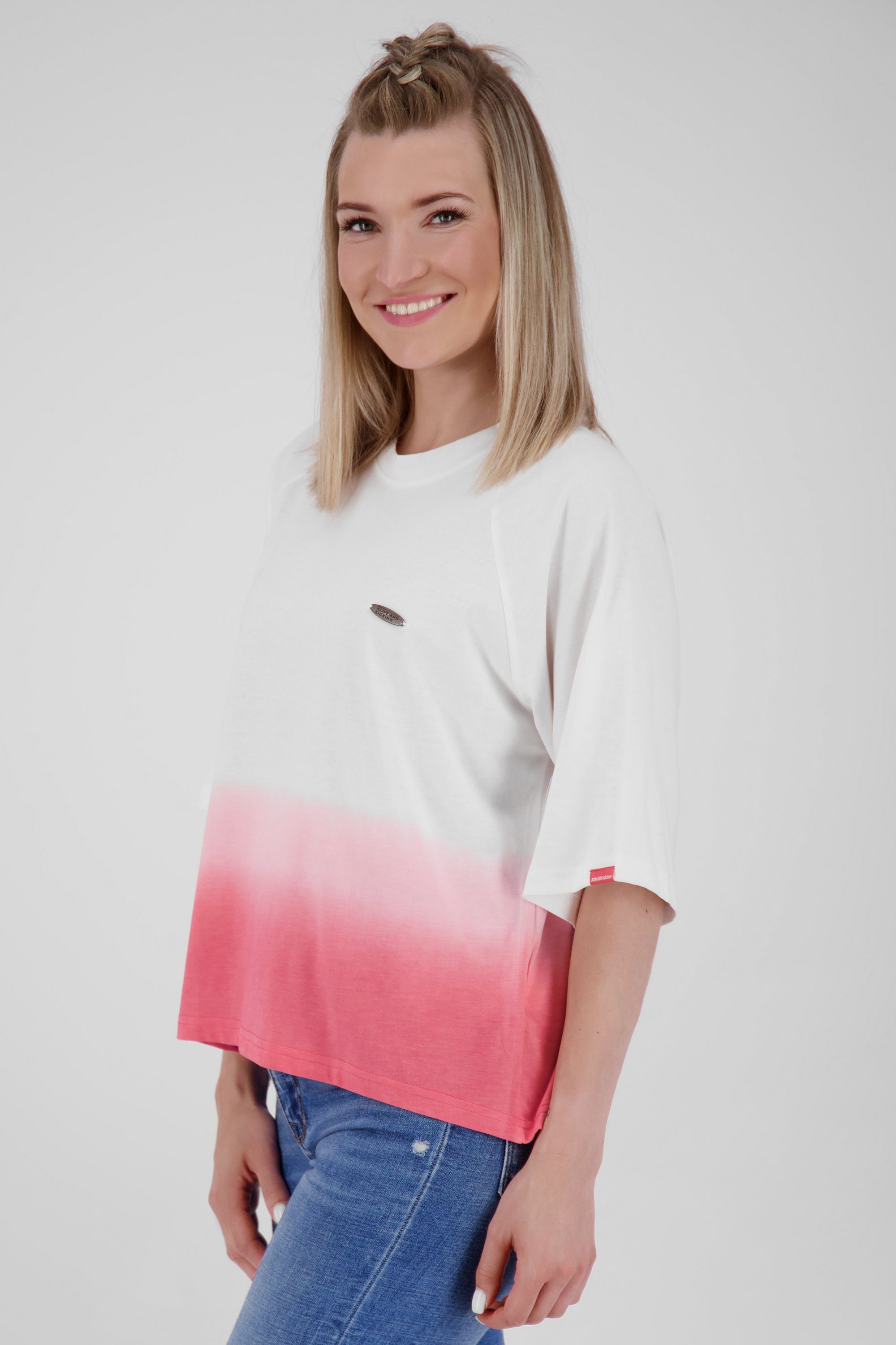 Alife & Kickin Rundhalsshirt Damen B RubyAK Shirt flamingo Shirt