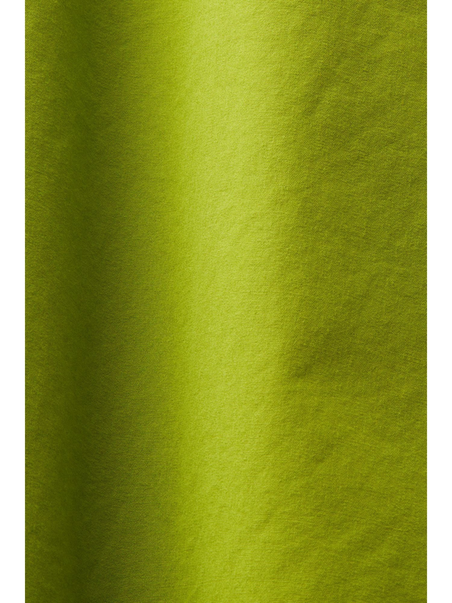 Esprit Langarmbluse aus Hemd LEAF GREEN Baumwoll-Popeline