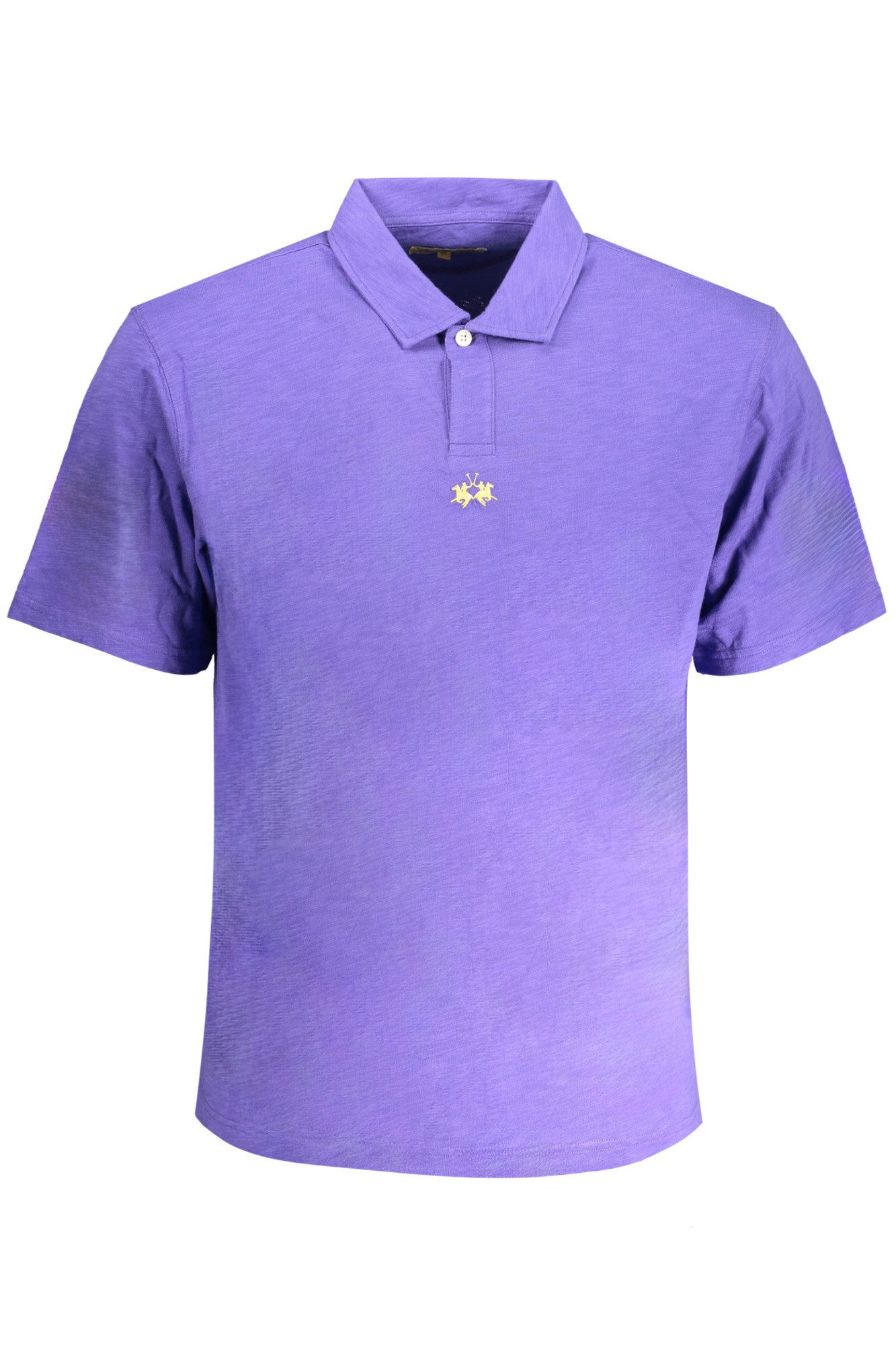 La Martina Poloshirt Lila Herren Kurzarm-Polohemd mit Stickerei und Logo