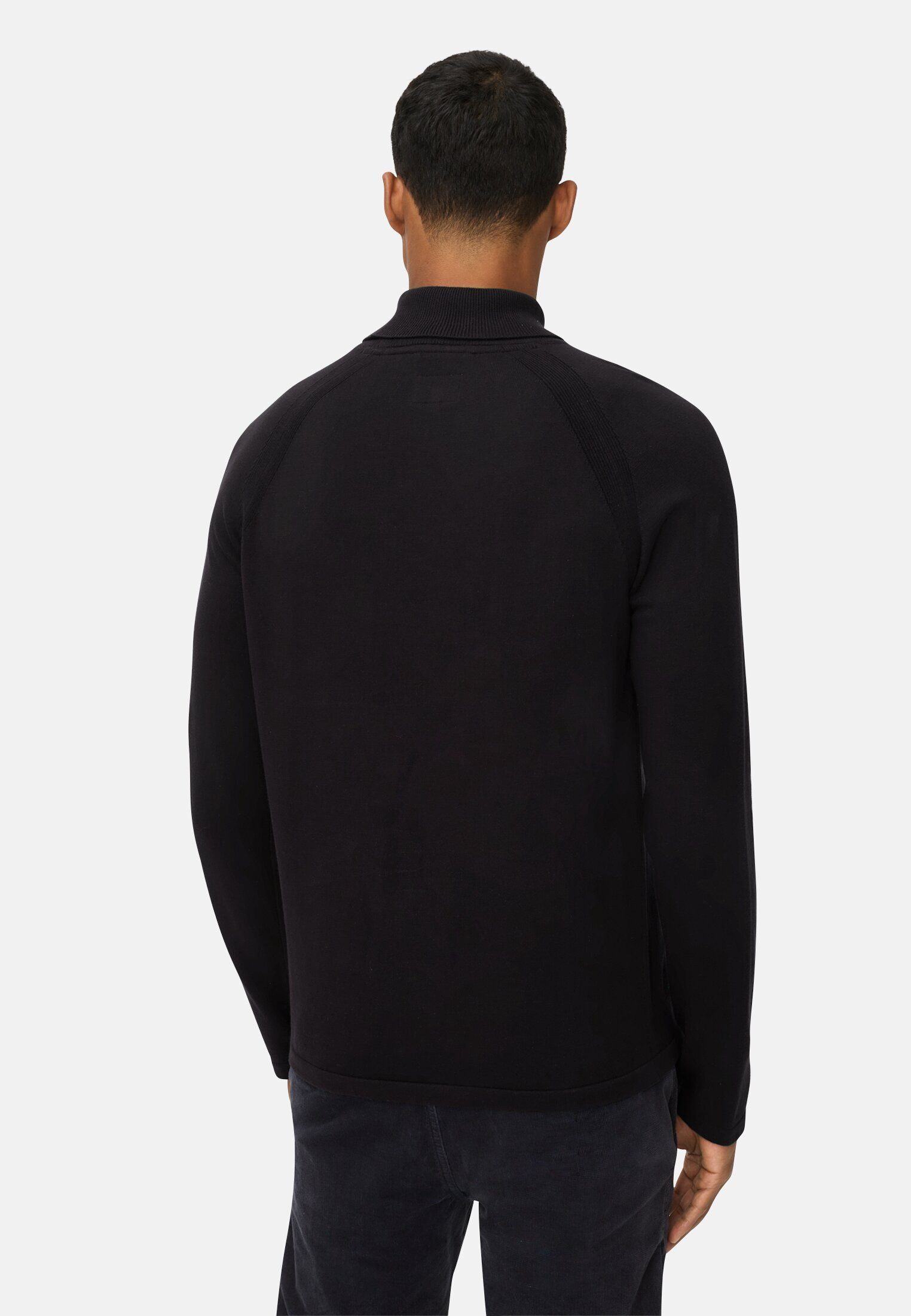 camel active Rollkragenpullover aus reiner Baumwolle Langarm Rollkragen Mit günstig online kaufen