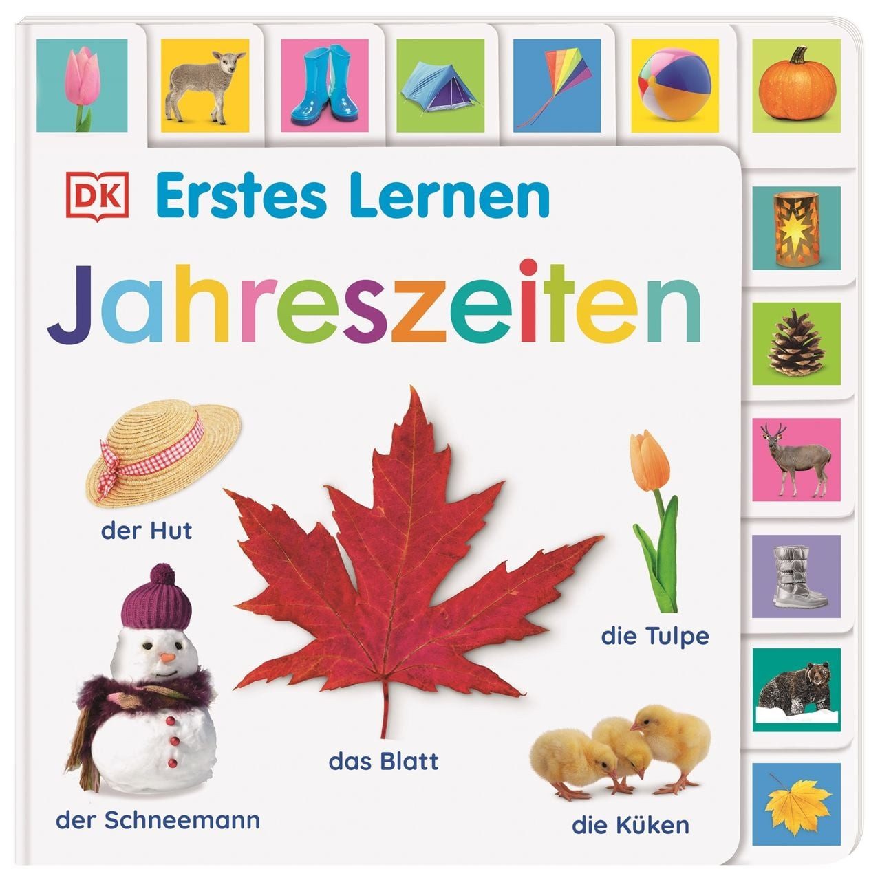 Erstes Lernen. Jahreszeiten / DK Erstes Lernen, Pappbilderbuch mit Griff-Register und über 150 Fotos ab 1 Jahr