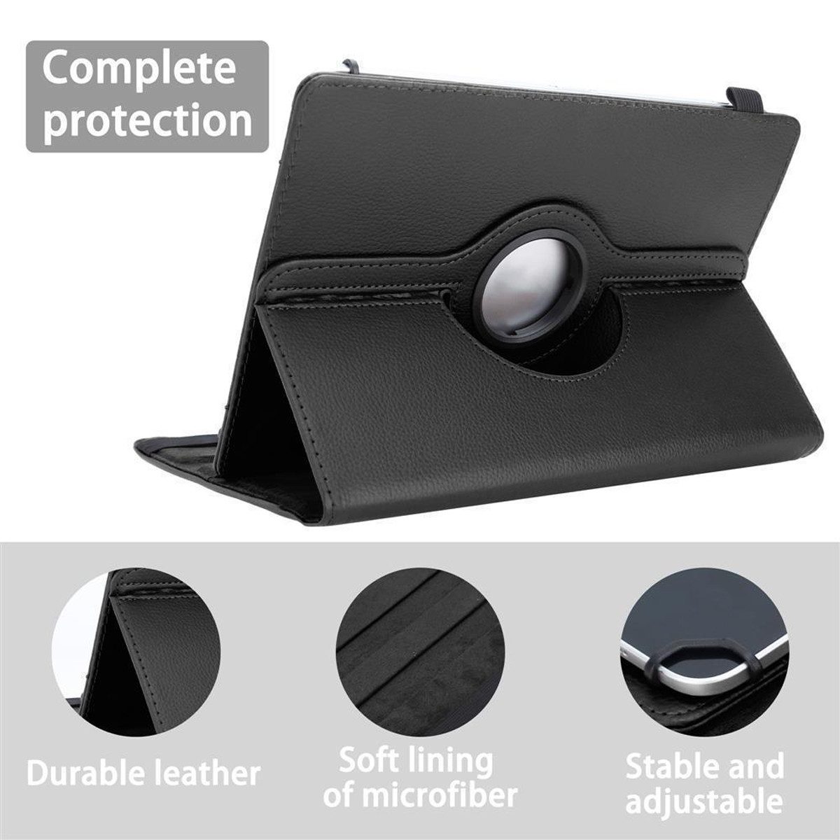 Cadorabo Tablet-Hülle für Lenovo Tab M7 (7 Zoll) Hülle Lenovo Tab M7 (7 Zoll), Klappbare Tablet Schutzhülle - Hülle - Standfunktion - 360 Grad Case