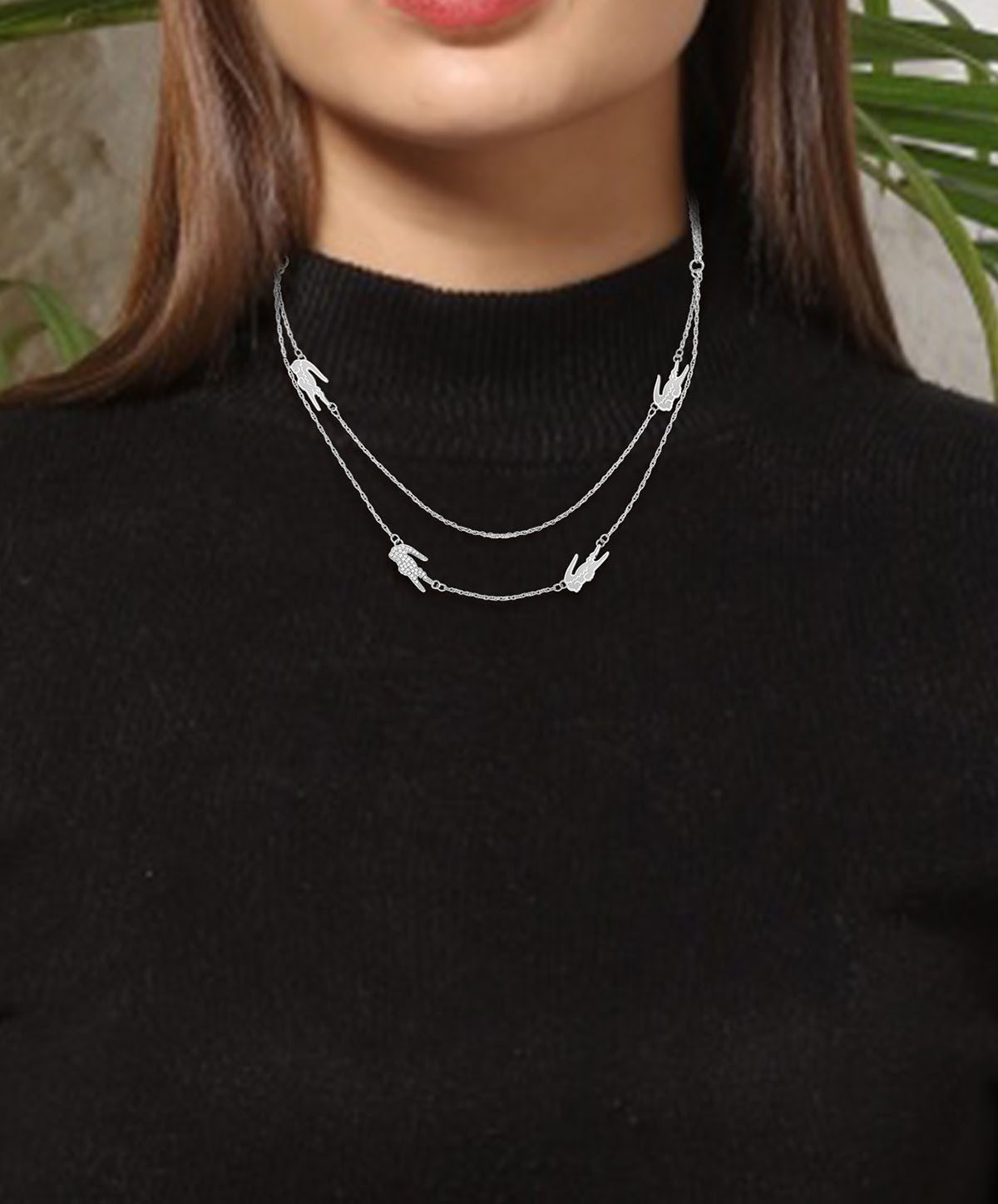 Lacoste Gliederkette CROCODILE, 2040468,...