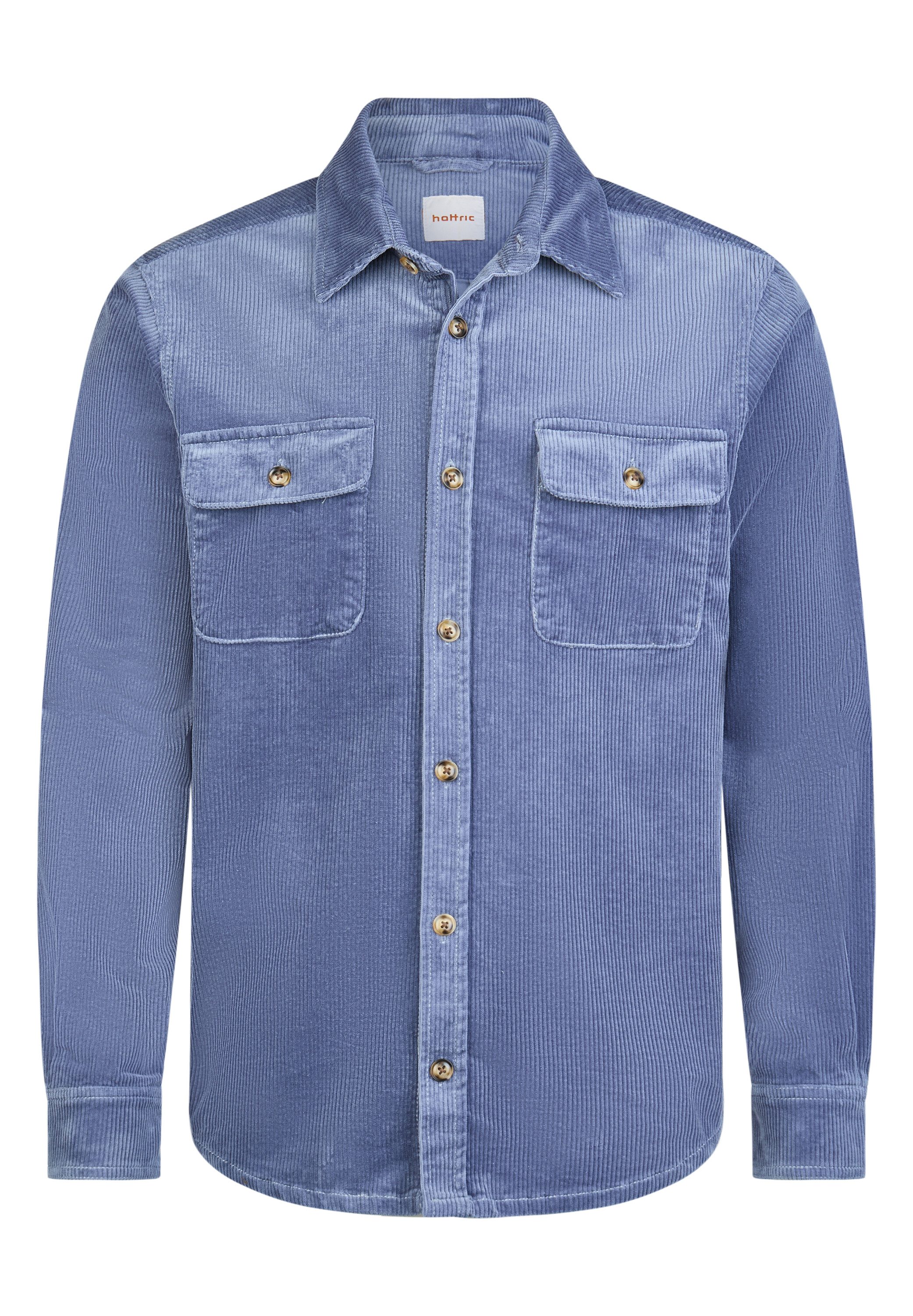 Hattric Hemdjacke Cord-Overshirt mit Brusttaschen