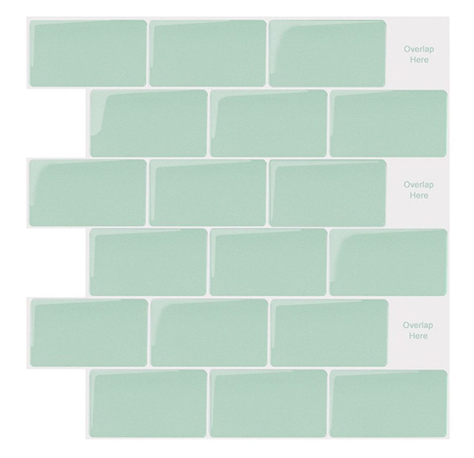 Coonoor Küchenrückwand selbstklebend Spritzschutz Küche Wandpaneele 30 x 30cm, (1-tlg)