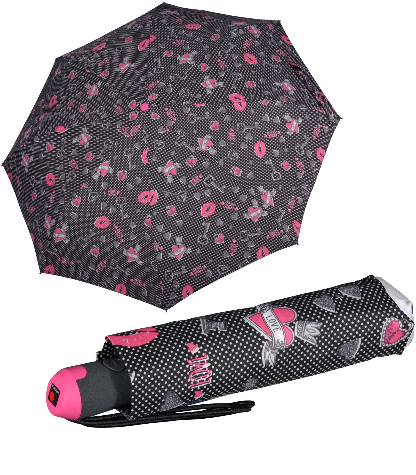 Knirps® Taschenregenschirm E.200 Duomatic mit leichtgängiger Auf-Zu-Automat günstig online kaufen