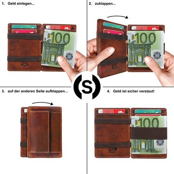 STILORD Geldbörse "Mago" Magic Wallet mit Münzfach