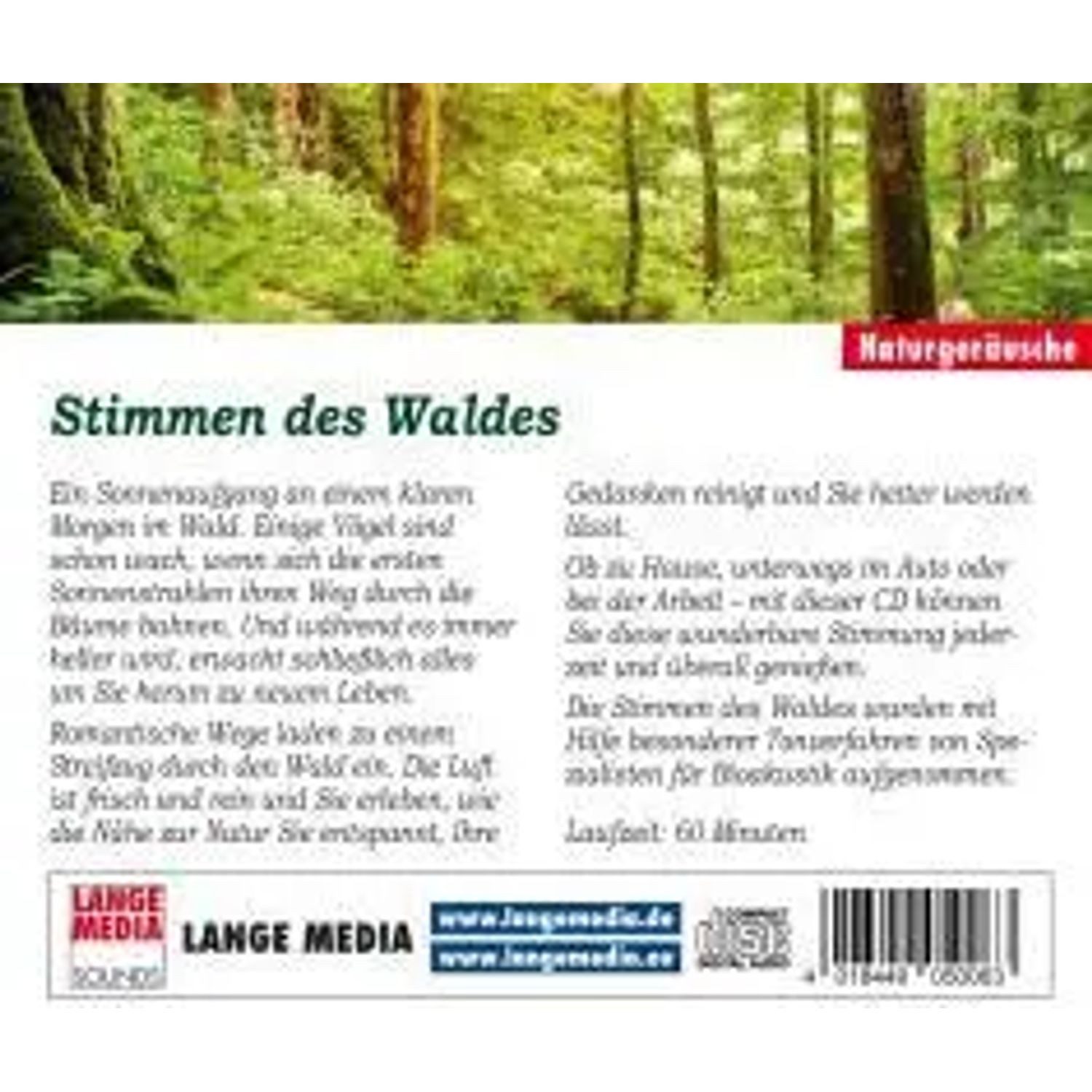 Media Verlag Hörspiel Naturgeräusche - Stimmen des Waldes