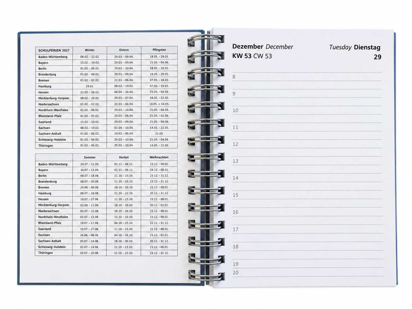 edition cumulus Terminkalender 2027 edition cumulus DIN A5 - 400 Seiten – Bild 3 von 5