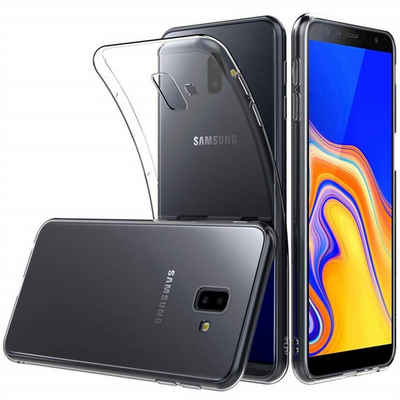 CoverKingz Handyhülle Hülle für Samsung Galaxy J6 Plus Handyhülle Case Cover Silikonhülle