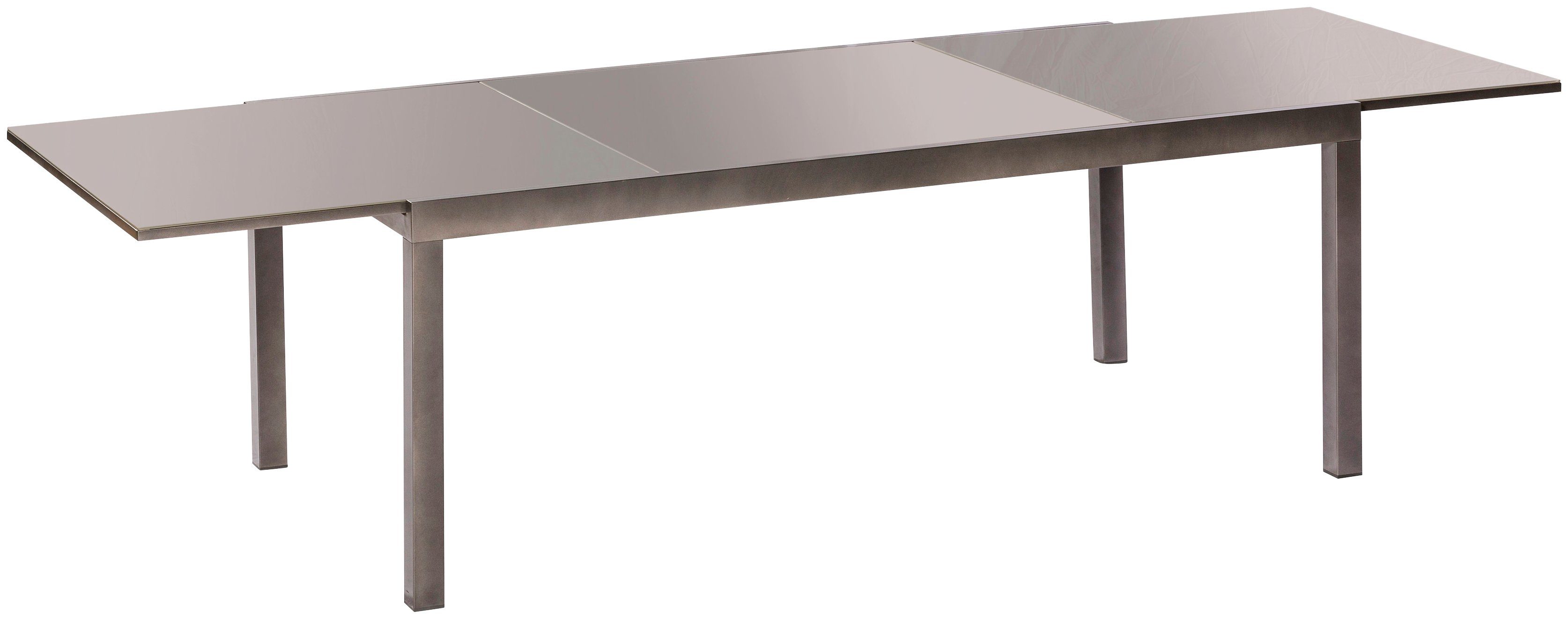 MERXX 110x220 cm Semi Gartentisch AZ-Tisch,