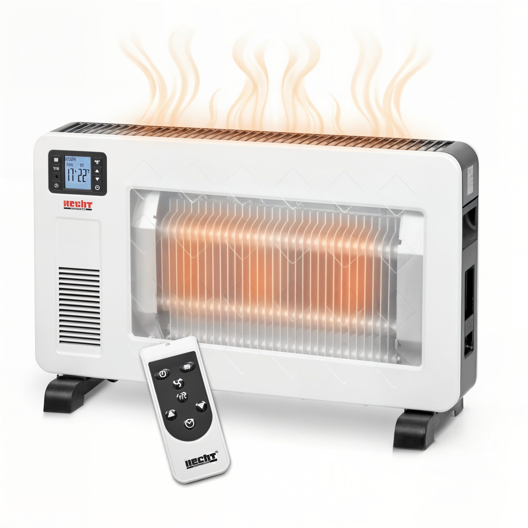 Hecht Konvektor Elektro Heizung 3623, 2300 W, Thermostat, Timer, Stromsparend