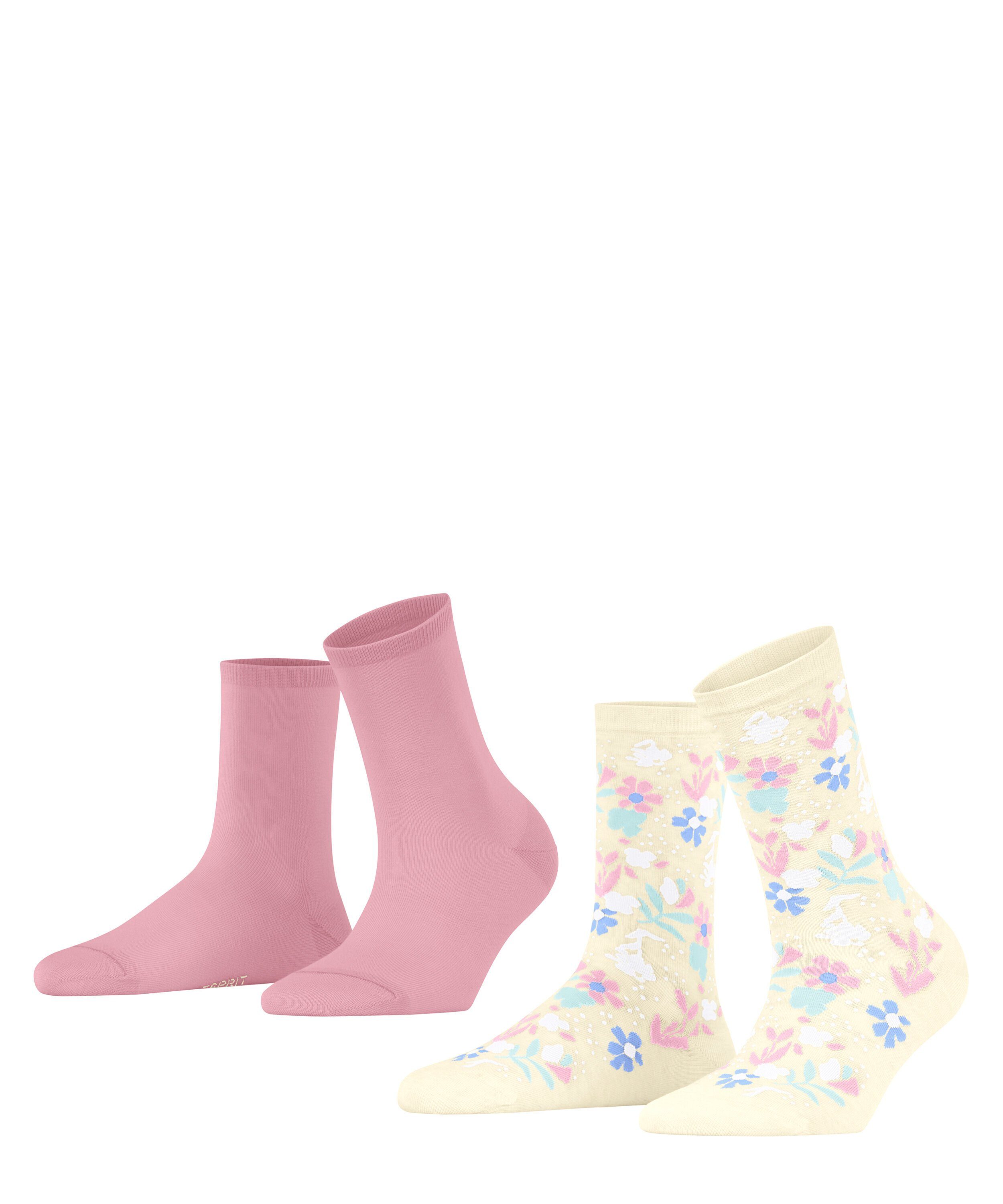 Esprit Socken Fresh Summer Flower 2-Pack (2-Paar) sortiment (0020)