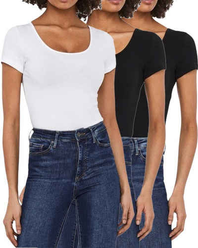 Vero Moda T-Shirt (3er-Pack) Basic T-Shirts