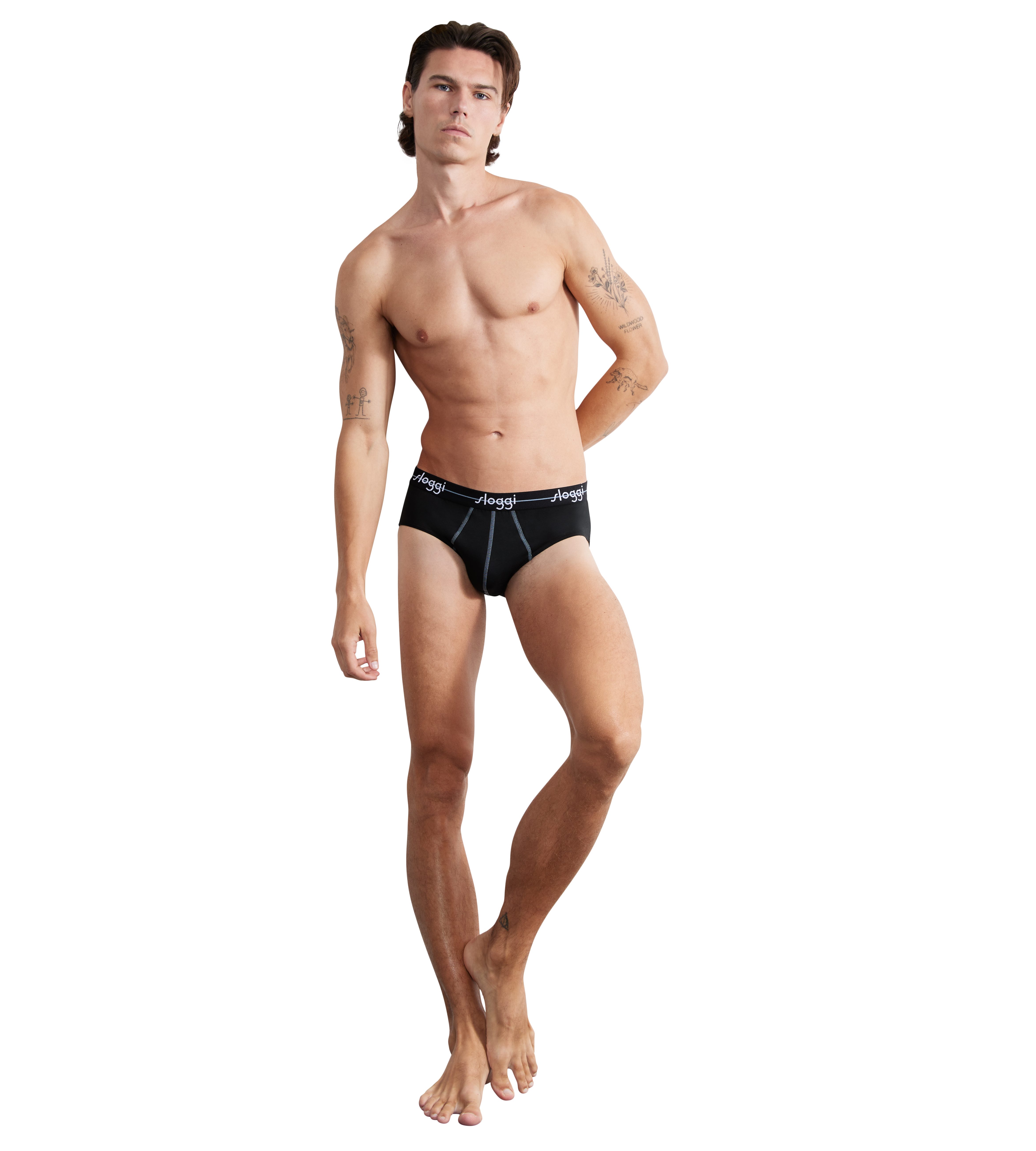 sloggi Midislip men Start Midi C2P box (2er Pack) moderne bequeme Basics