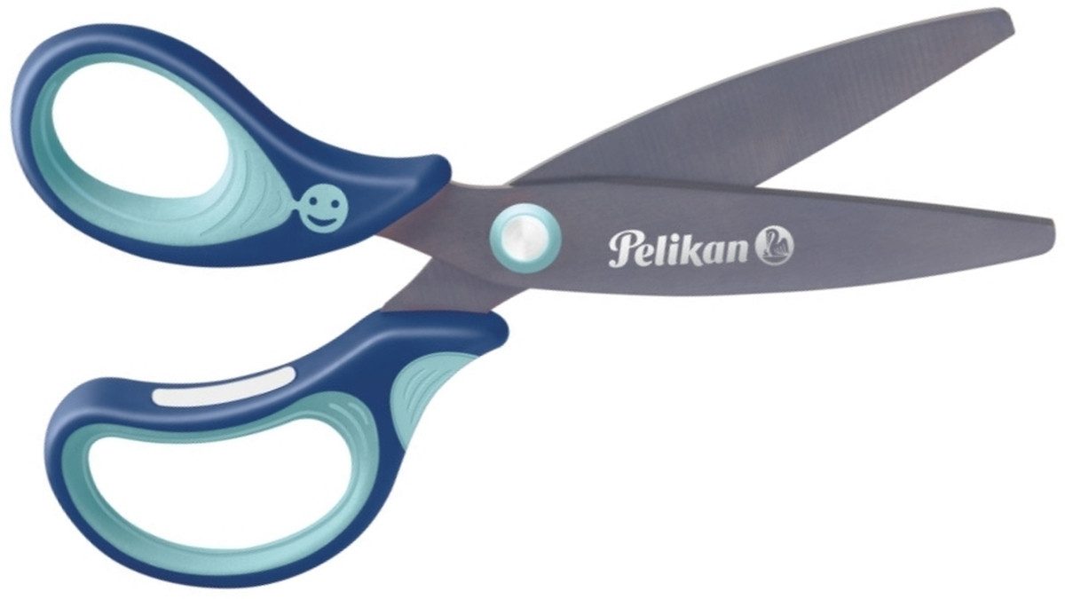 Pelikan Papierscheren Schulschere griffix SC1LB Linkshänder blau