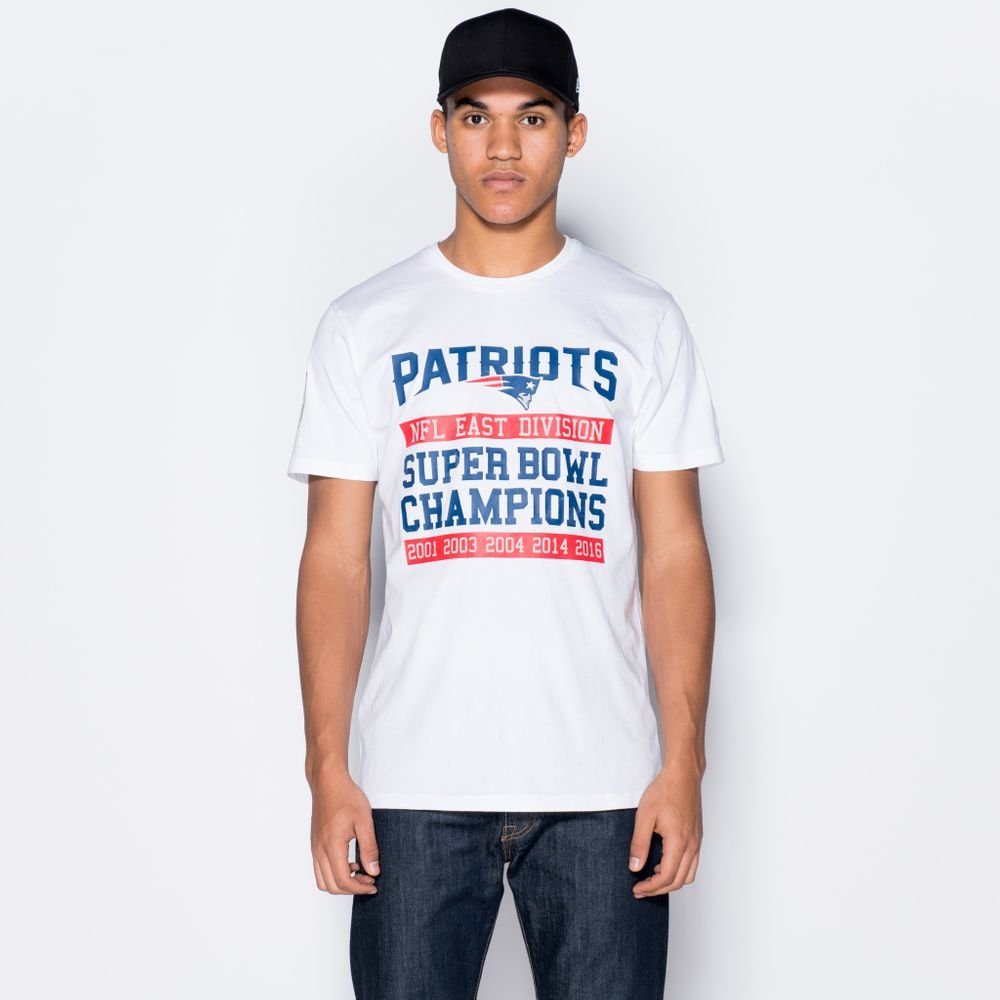 New Era Print-Shirt New Era NFL NEW ENGLAND PATRIOTS Large Graphic T-Shirt