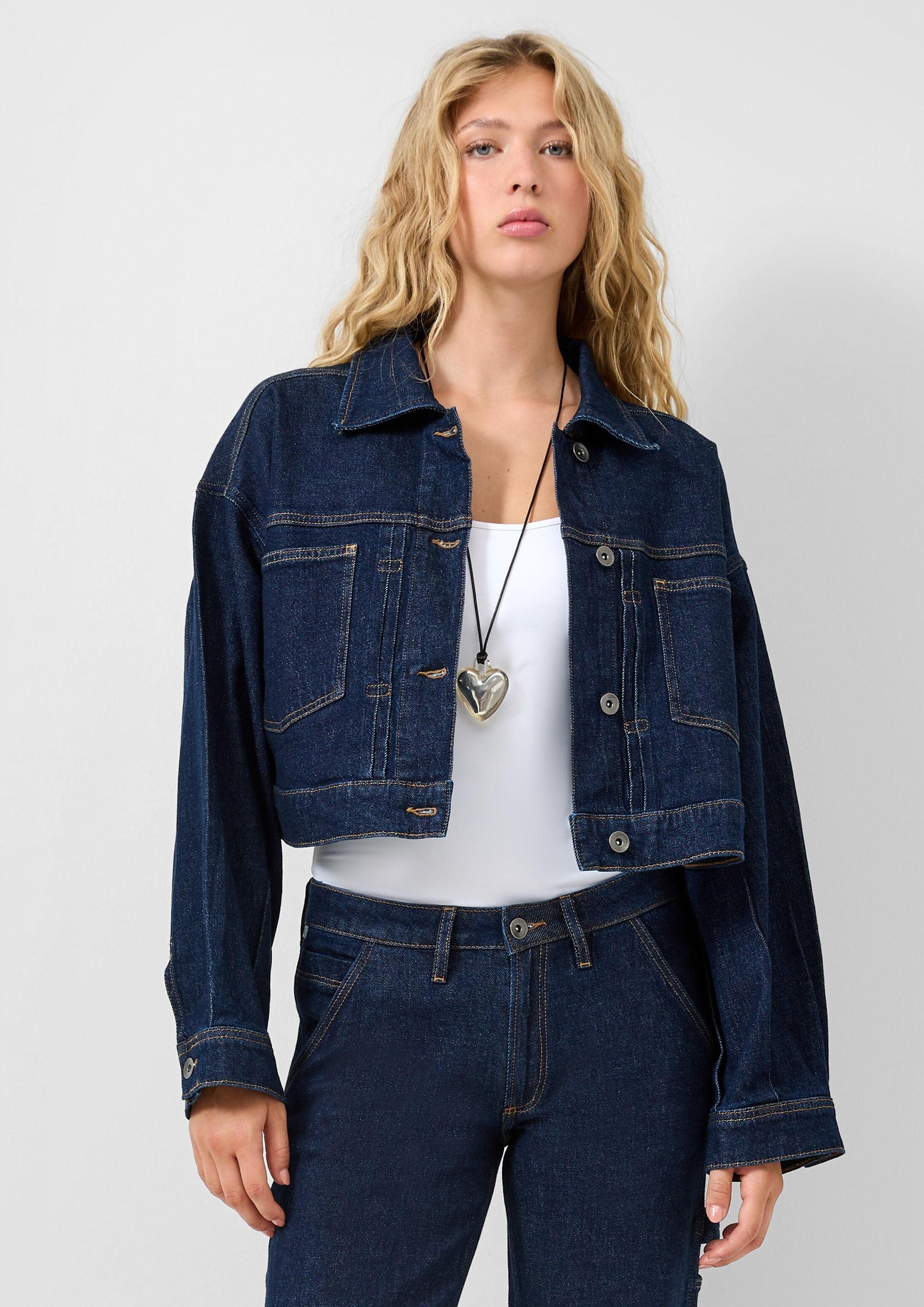 QS Funktionsjacke Indoor-Jacke Denimjacke