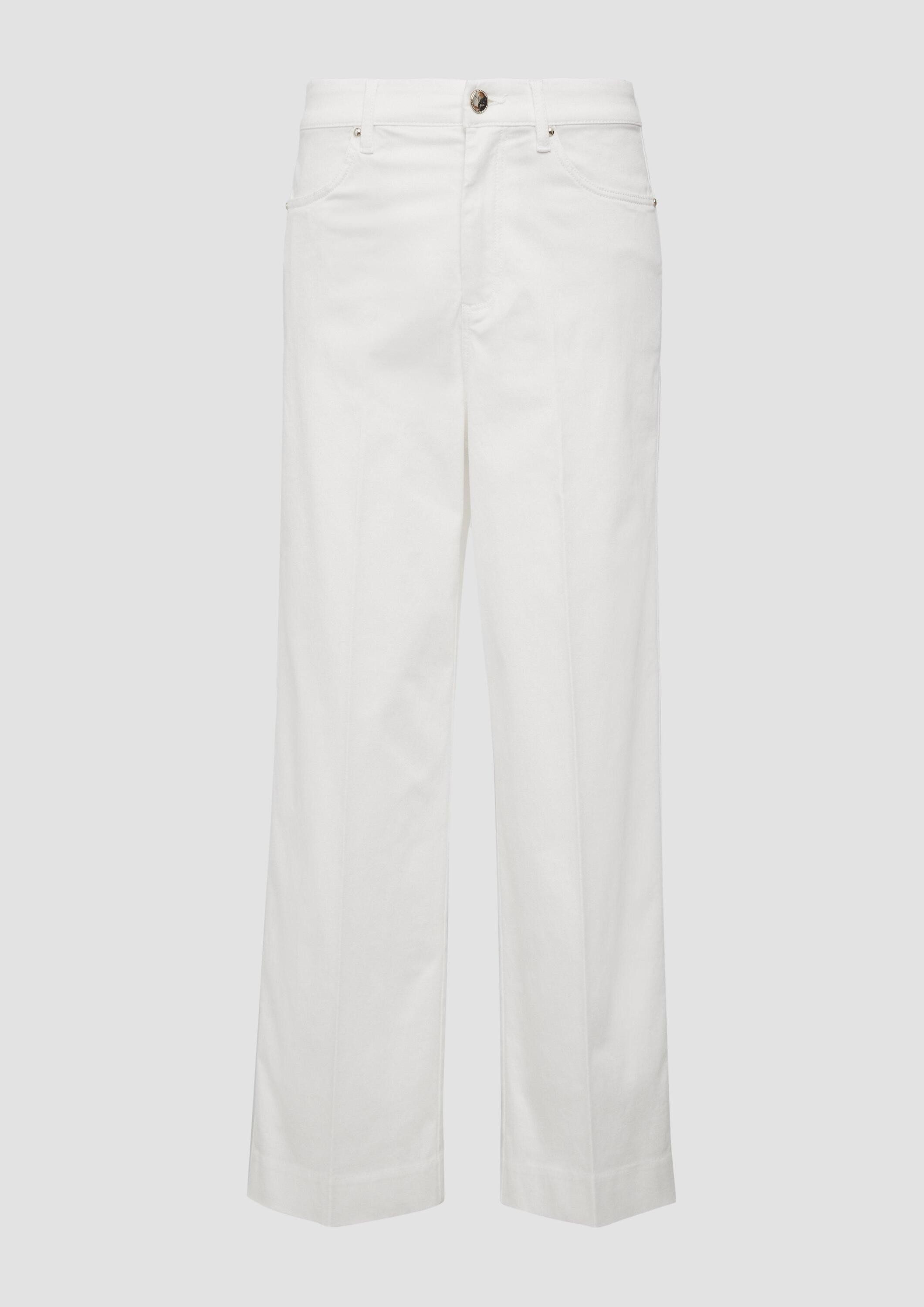 s.Oliver Weite Jeans Jeans-Hose SURI Croped Hose / Regular Fit / High Rise / Wide Leg