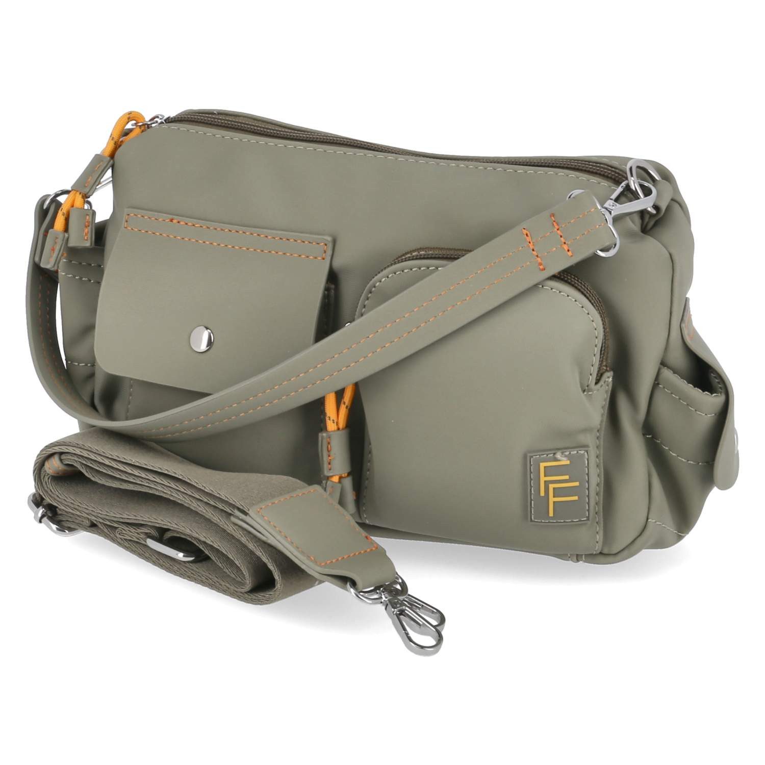 Fräulein Frida Handtasche Fräulein Frida FF2103,910 Damen Umhängetaschen Synthetik khaki