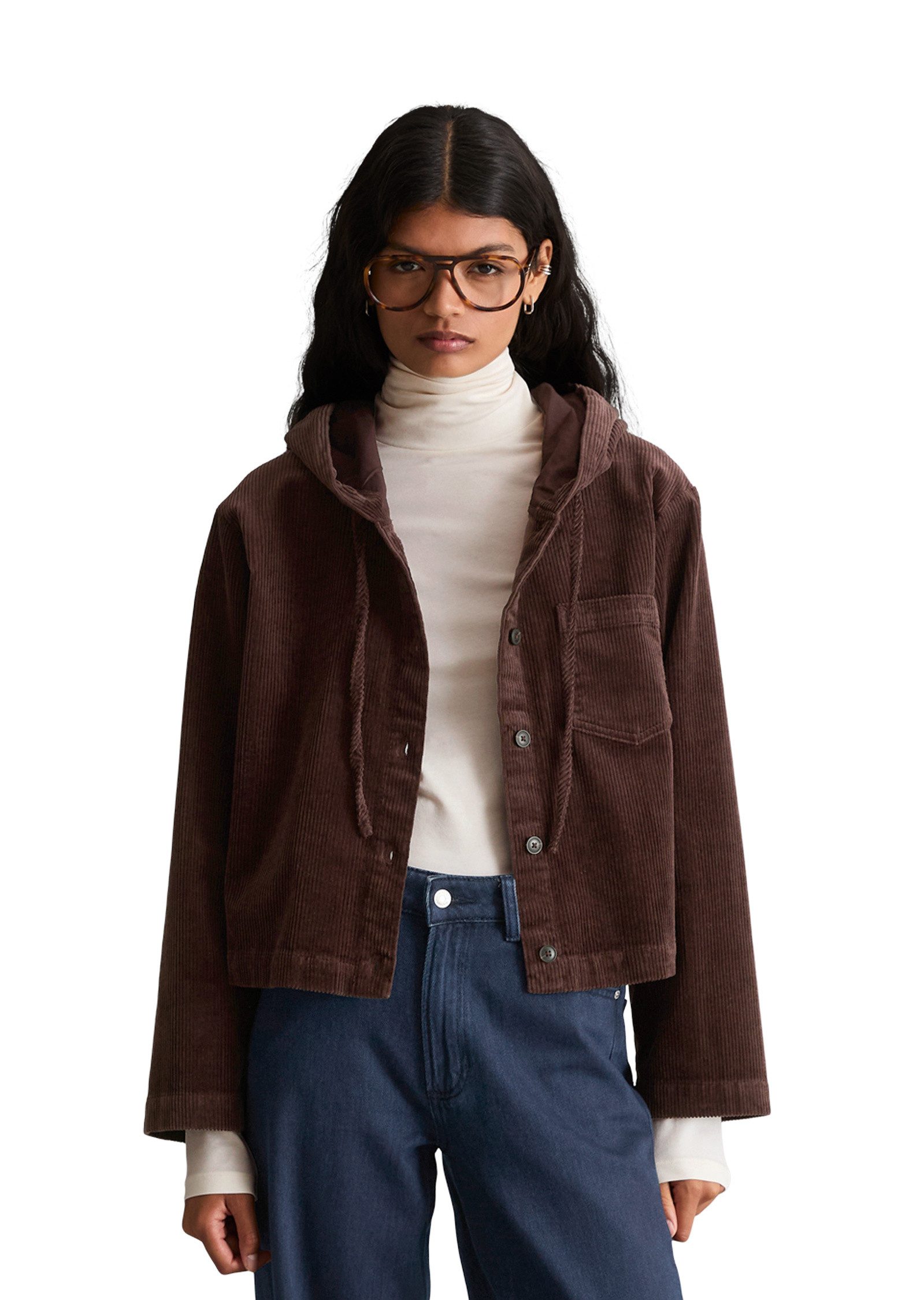 Marc O'Polo DENIM Kurzjacke aus Baumwoll-Stretch
