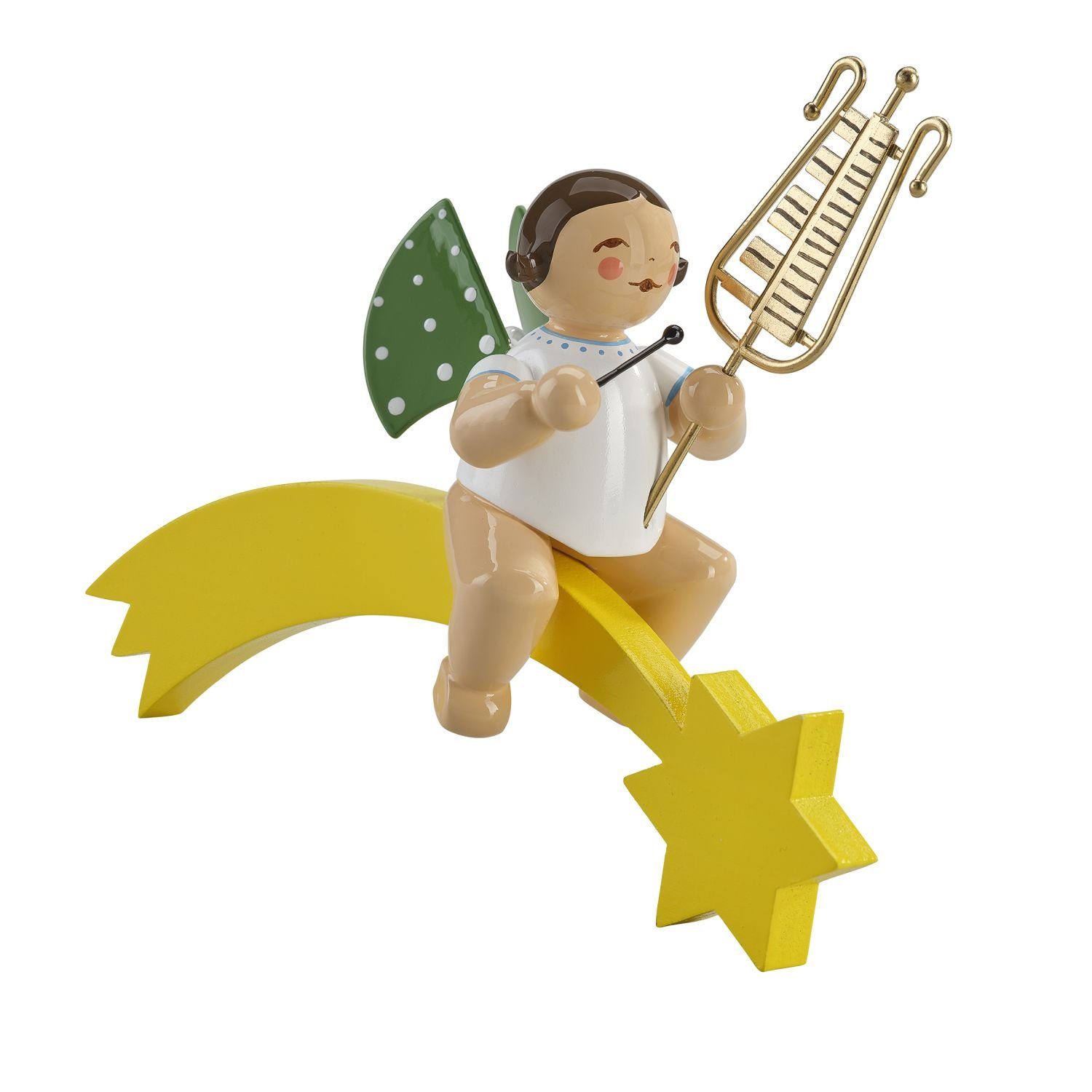Wendt & Kühn Weihnachtsfigur Engel mit Glockenspiel auf Komet 650/70/58 (1 St)