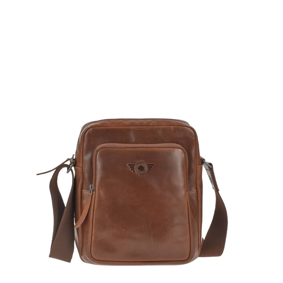 Umhängetasche "Waxy Vintage" Schultertasche für Damen und Herren 20x24cm