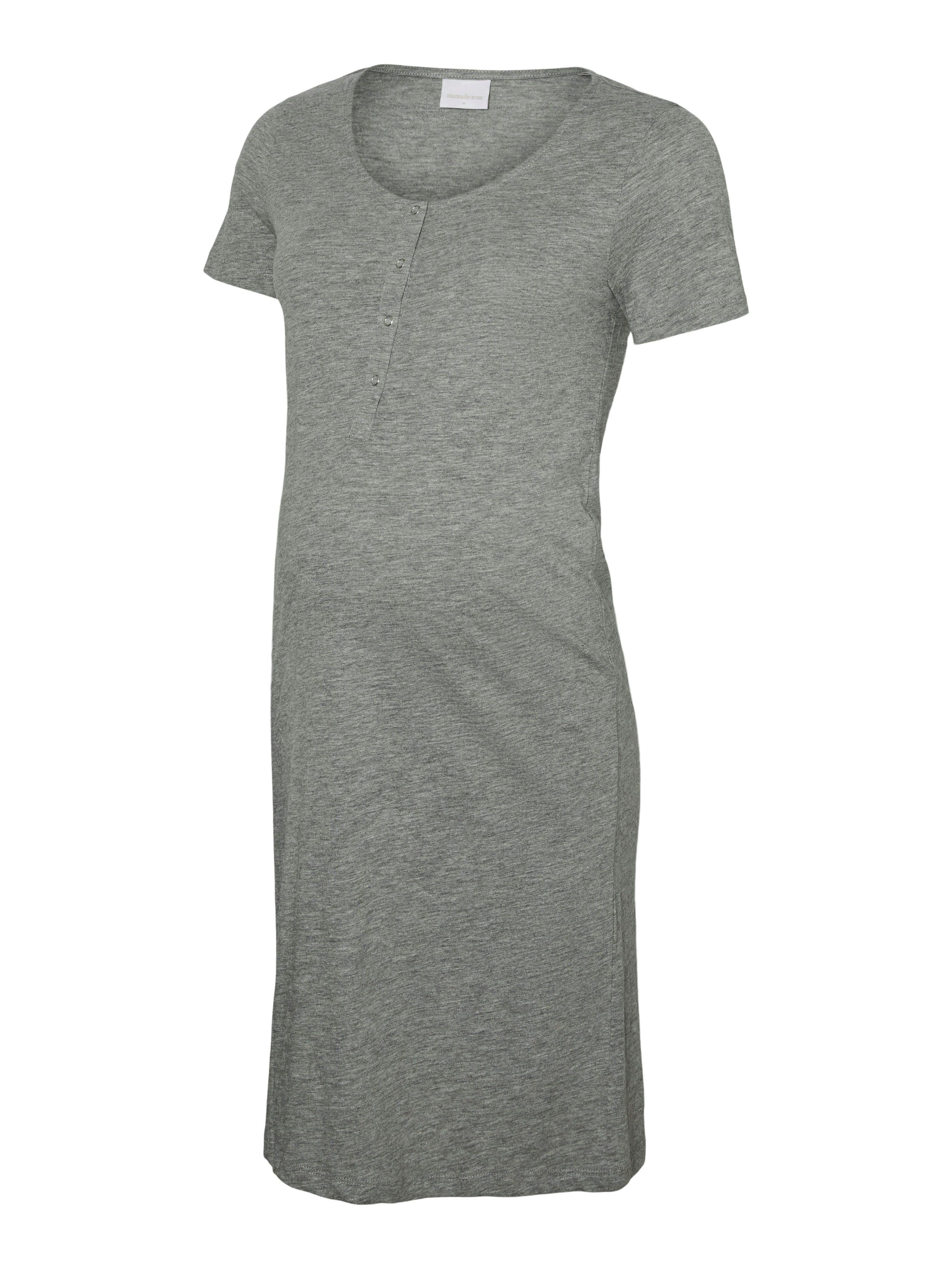 Mamalicious Umstandsnachthemd MLMIRA JRS NIGHTGOWN 2F 2-P NOOS (Packung, 2-tlg)