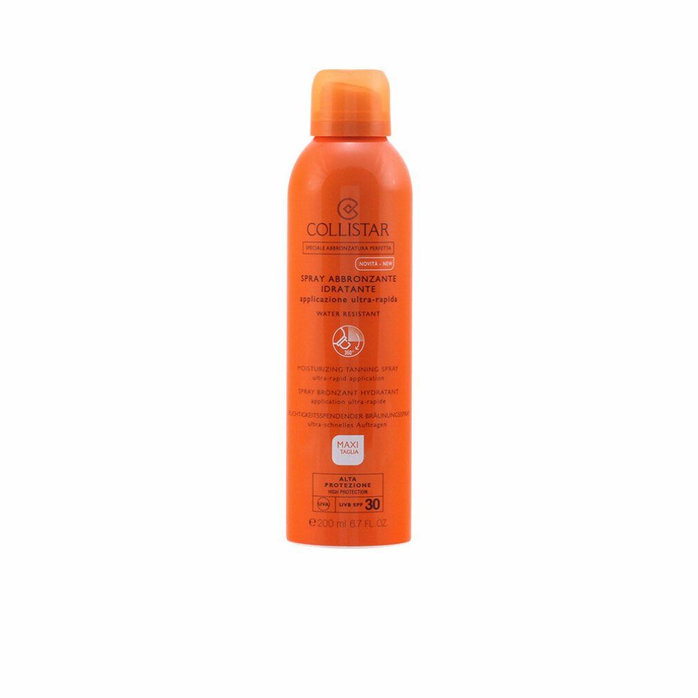 COLLISTAR Sonnenschutzpflege Perfect Tanning Bronzer Moisturizing Spray Spf30 200ml