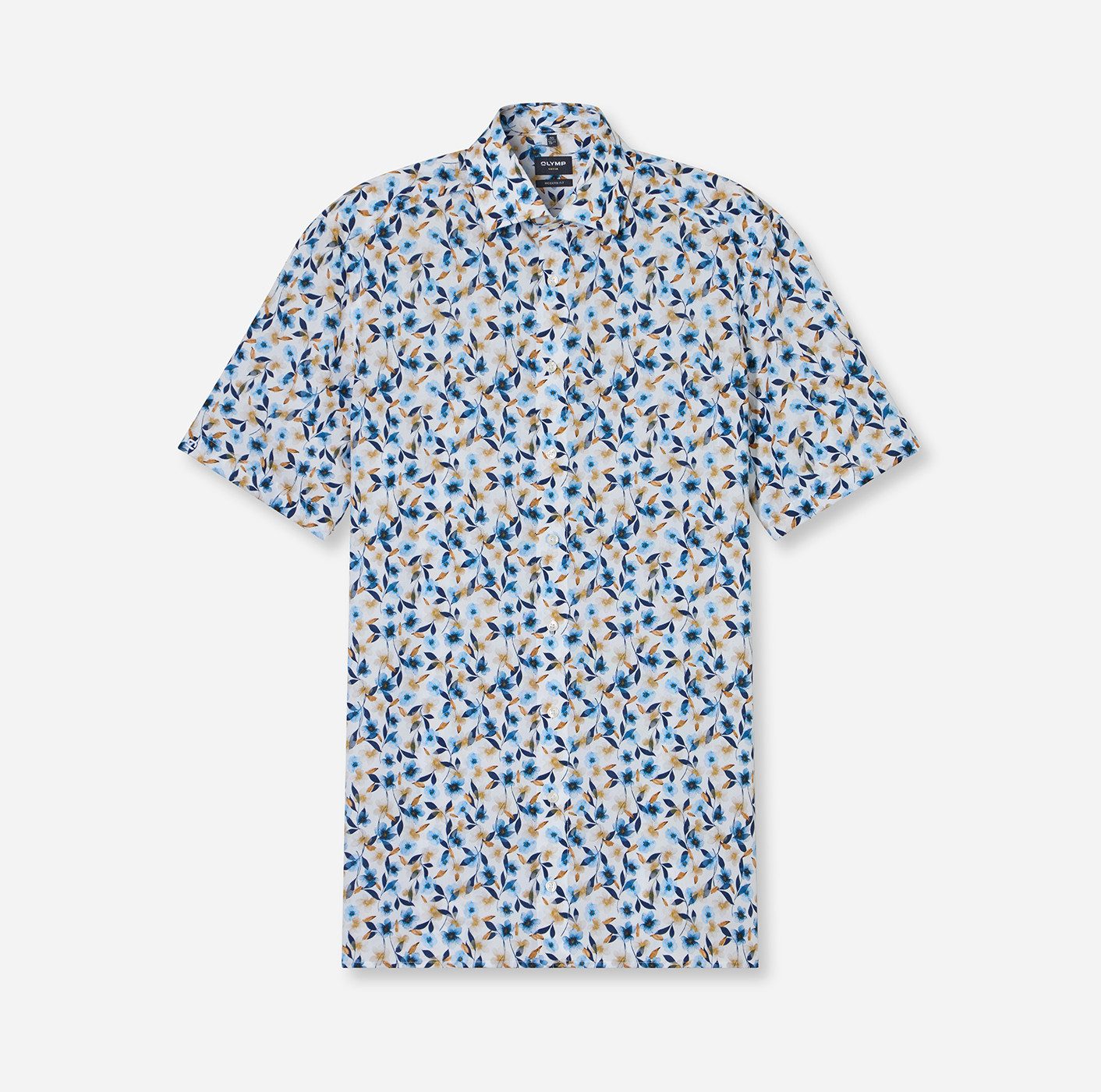 OLYMP Kurzarmhemd Luxor modern fit mit floralem Print günstig online kaufen