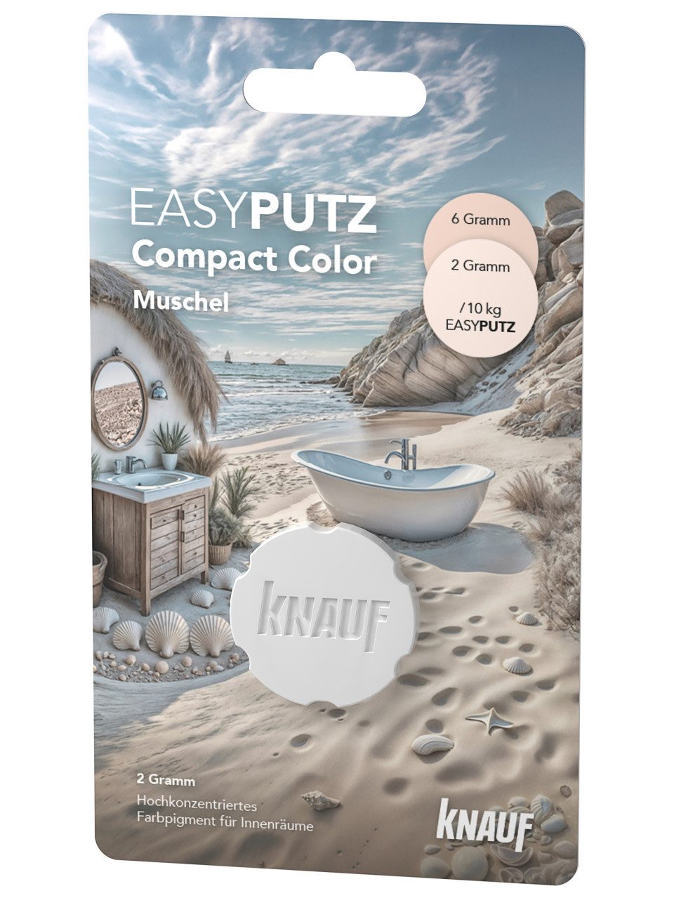 KNAUF Gips-Kalk-Putz Knauf Farbpigment Compact Color muschel 6 g