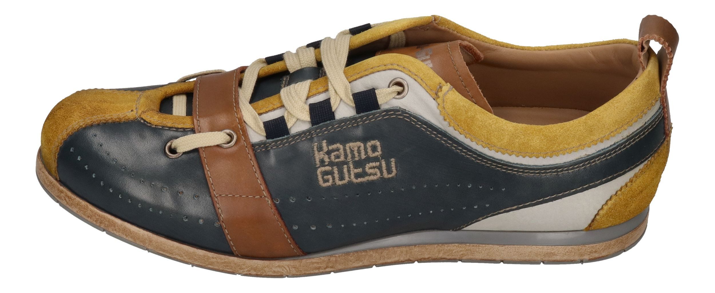 Kamo-Gutsu TIFO 017 Sneaker Giallo Navy günstig online kaufen
