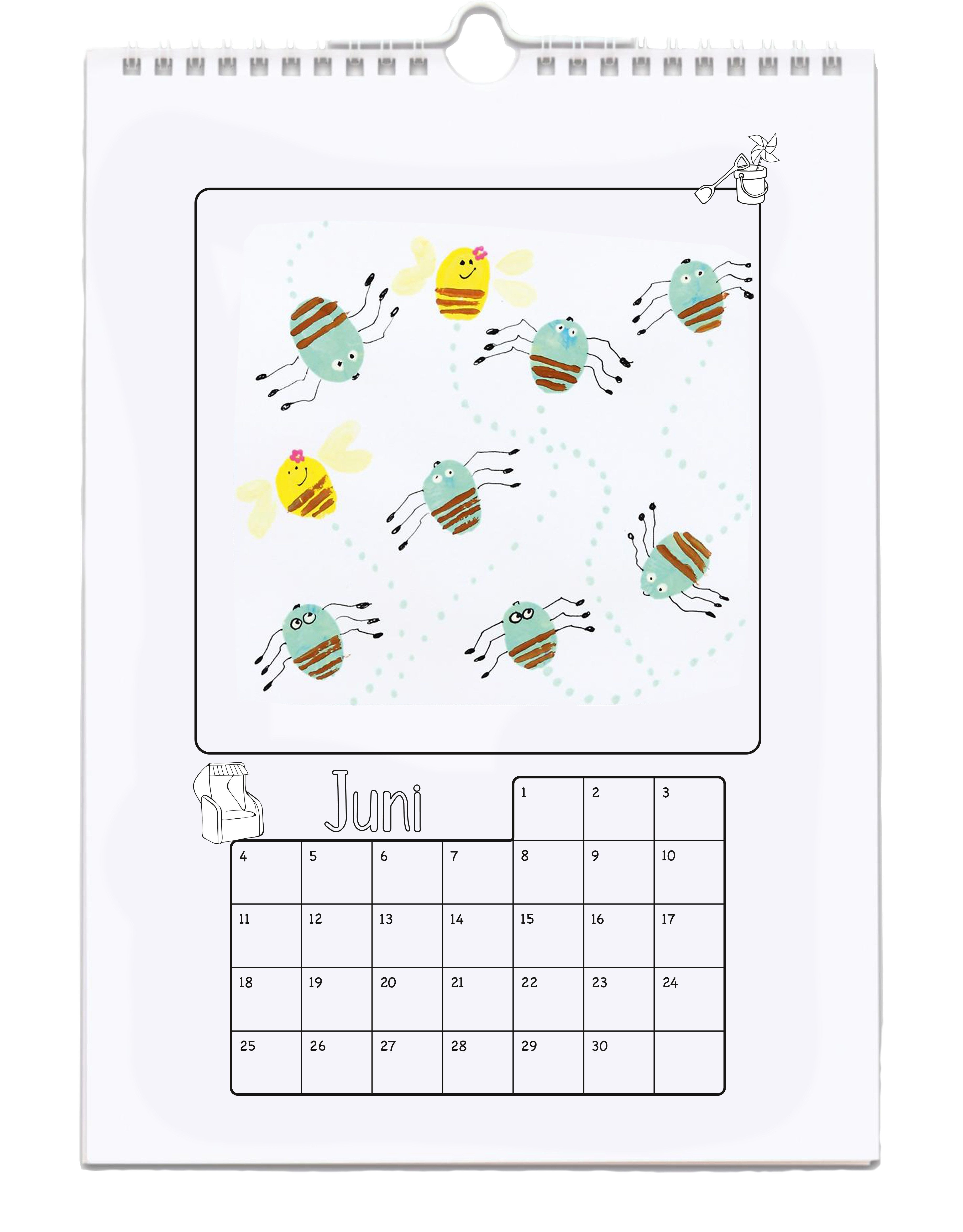 Betzold Kalender zum Selbstbasteln Bastelkalender – Kreatives Bastelset für Kinder DIY