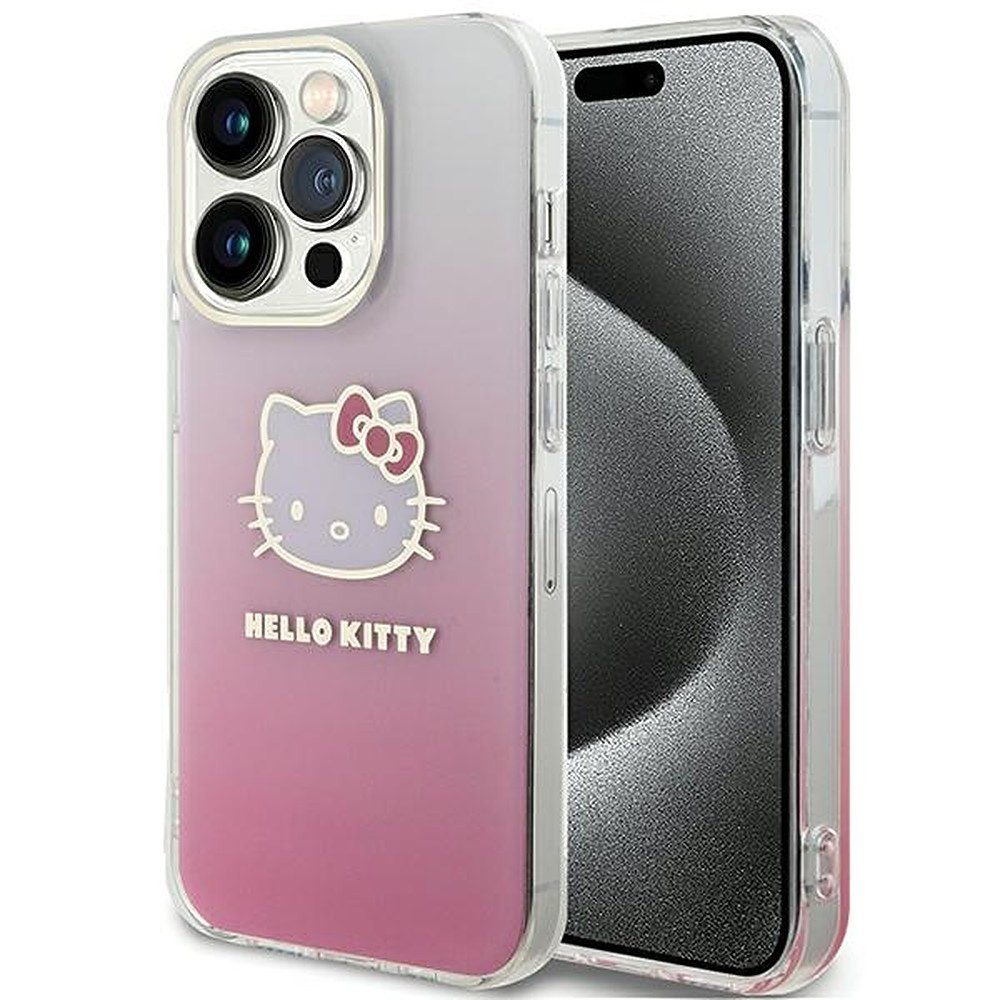 Hello Kitty Handyhülle Schutzhülle Handyschale Rückschale 6,7 Zoll, IML-Druck, Farbverlauf, Kratzschutz