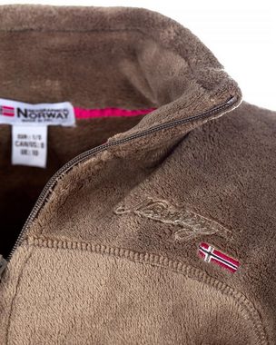 Geographical Norway Fleecejacke Damen Outdoor Jacke baupaline (1-St) mit Stehkragen