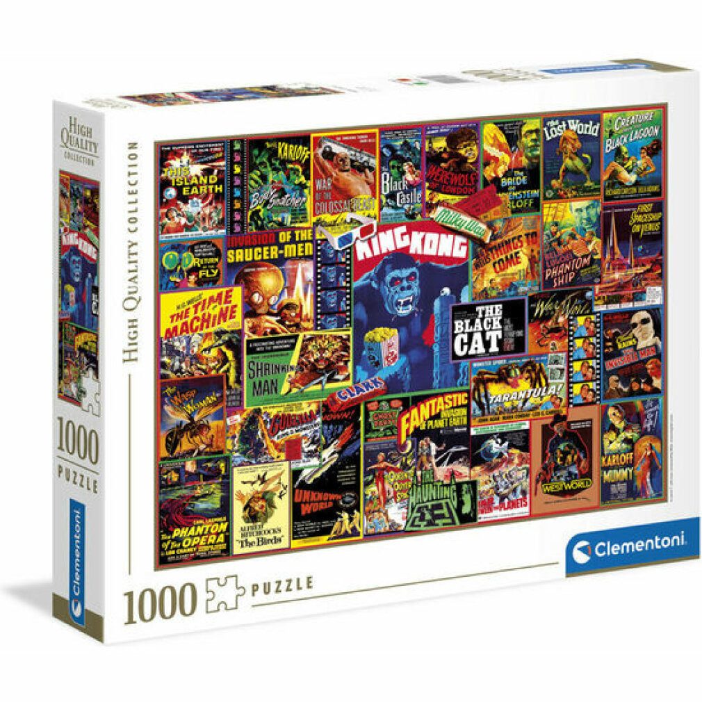 Clementoni® Puzzle Thriller-Klassiker-Puzzle 1000Stück, Puzzleteile