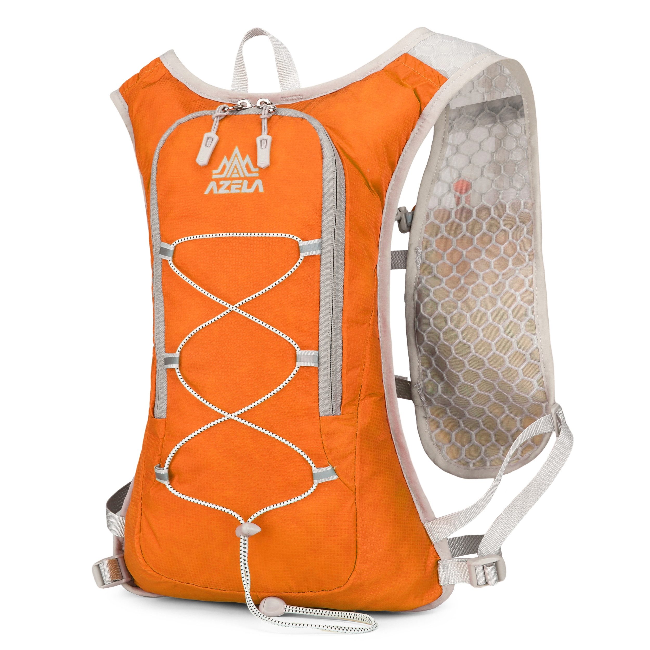 Maity Trinkrucksack 5L Laufweste Ultraleicht Wasserdicht Atmungsaktiv mit Reflektoren, Reflektierendes Design und ultraleicht